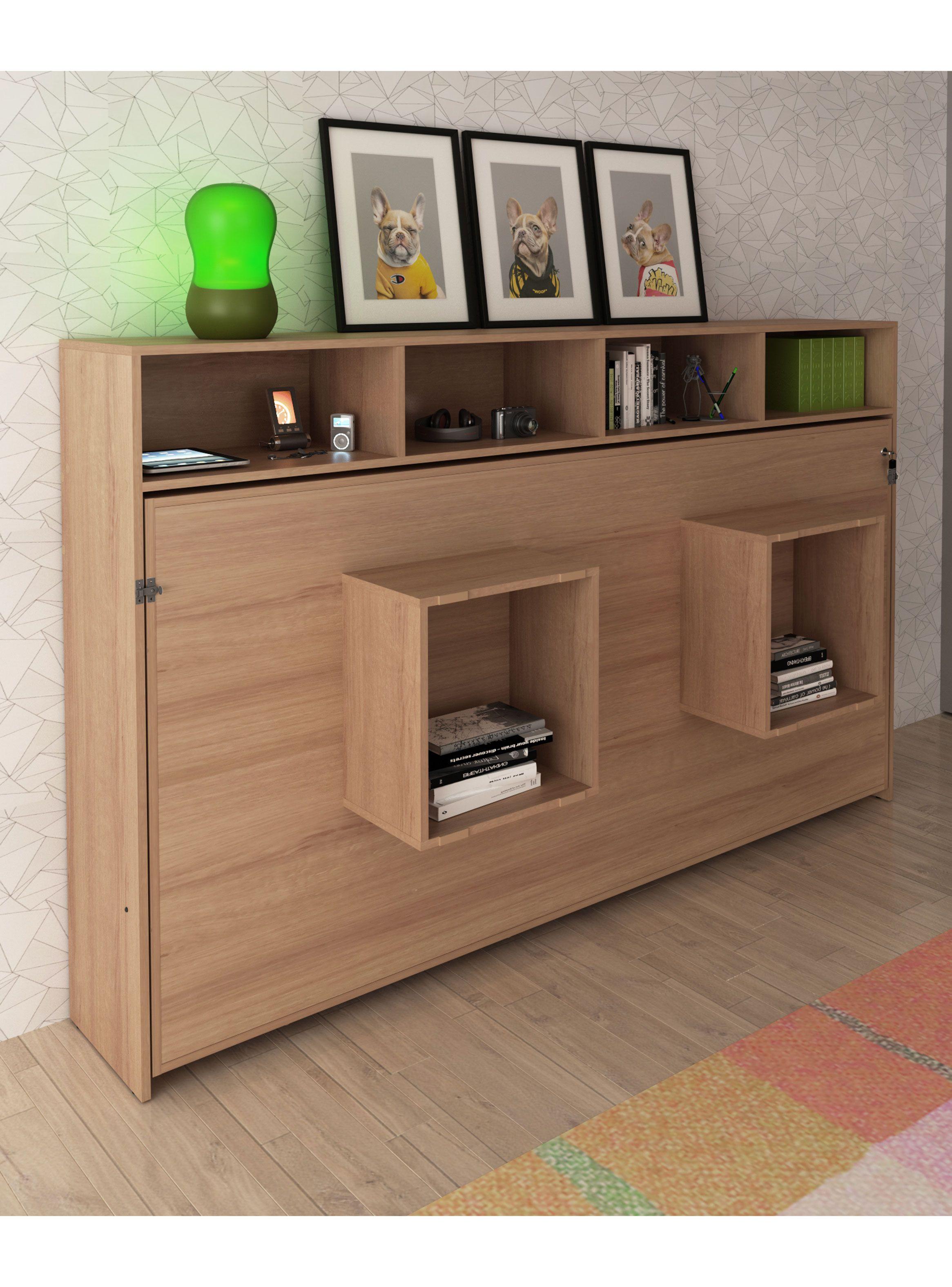 Cama Funcional 1 Plaza Somier Abatible Lateral-3