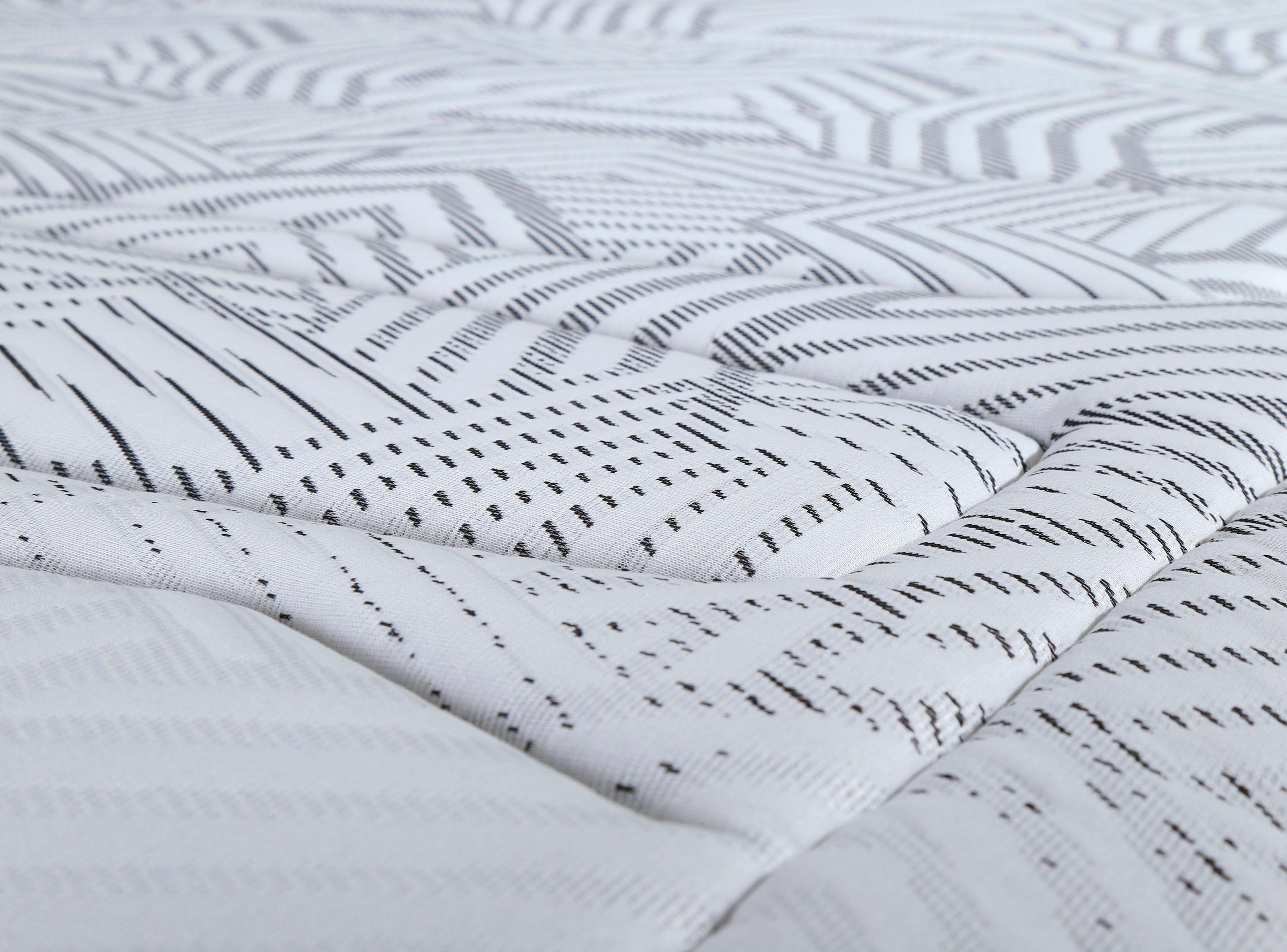 Box Spring Tempo 2 Plazas Base Dividida + Set Muebles Issey Gráfito + Plumón-4