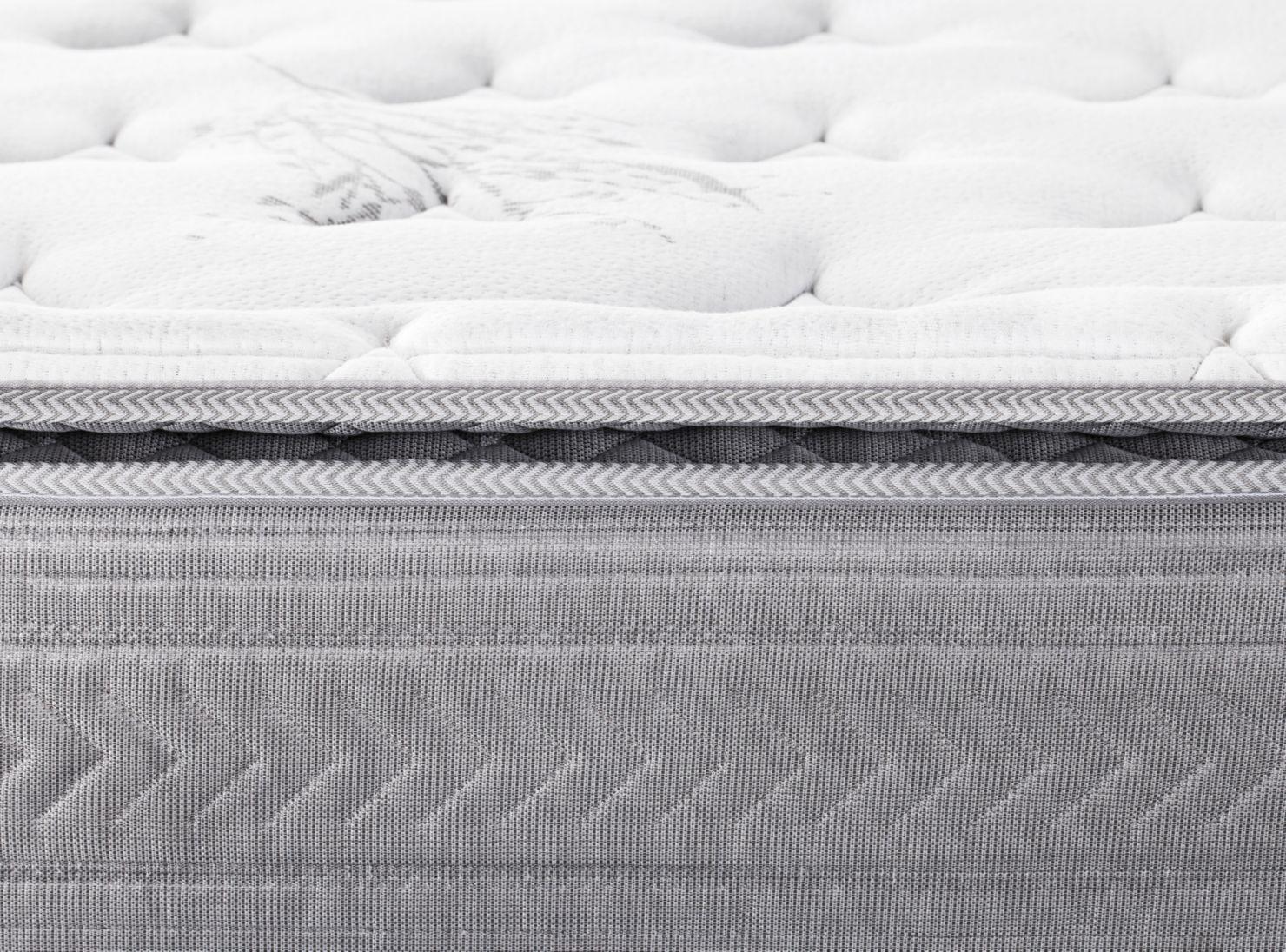 Box Spring Style 4 2 plazas Base Dividida + Plumón + 2 Almohadas-2