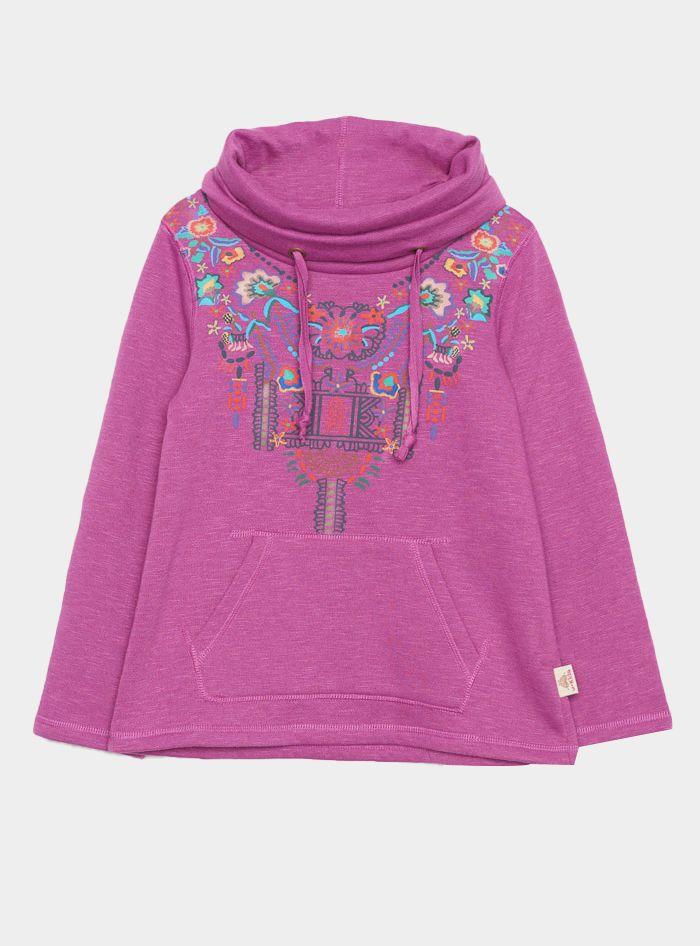 Polerón Niña Floral Urbano Umbrale Kids-0
