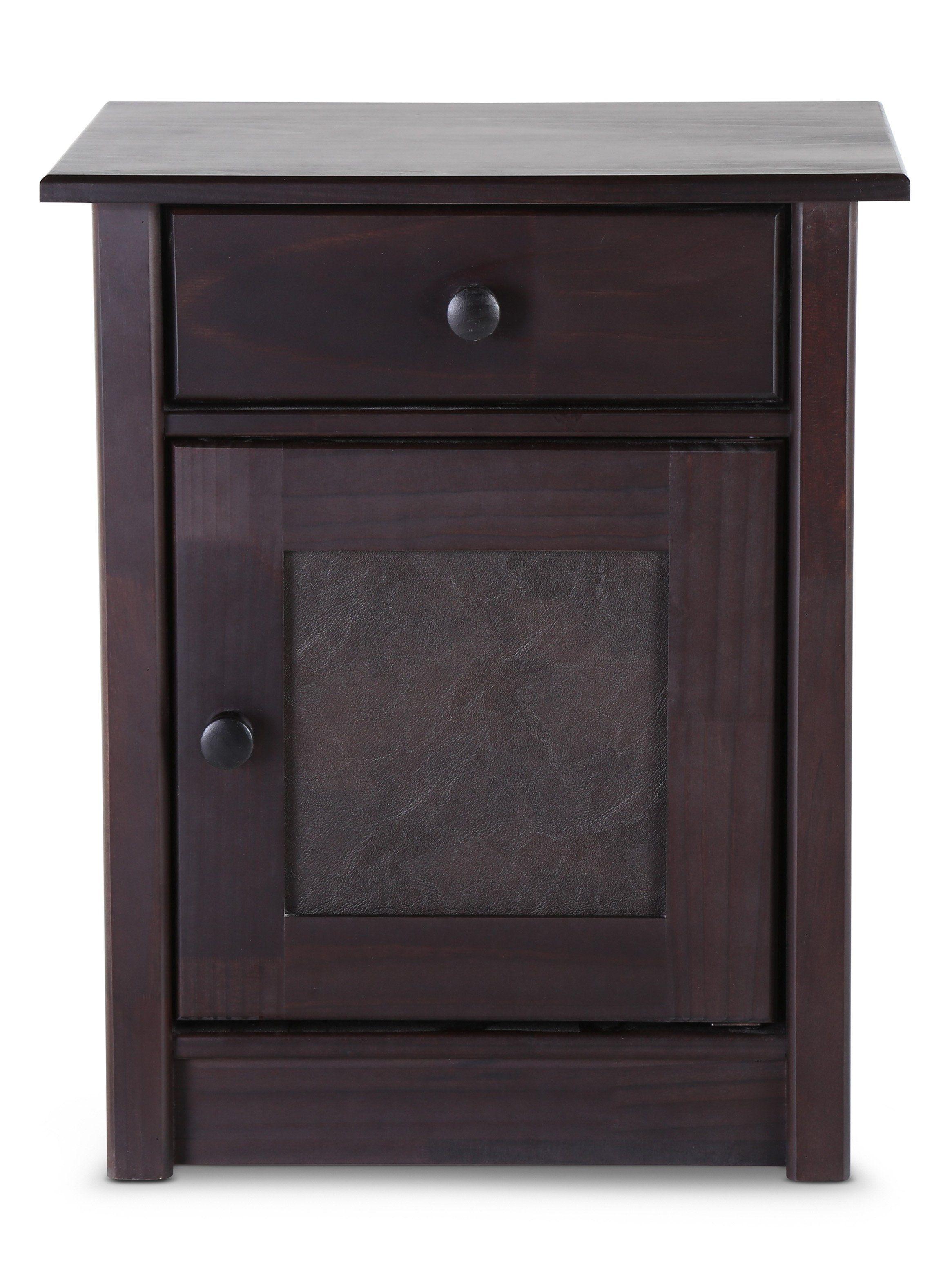 Cama Europea Tempo 1.5 Plazas Long + Set Muebles Bilbao Chocolate + Almohada-2