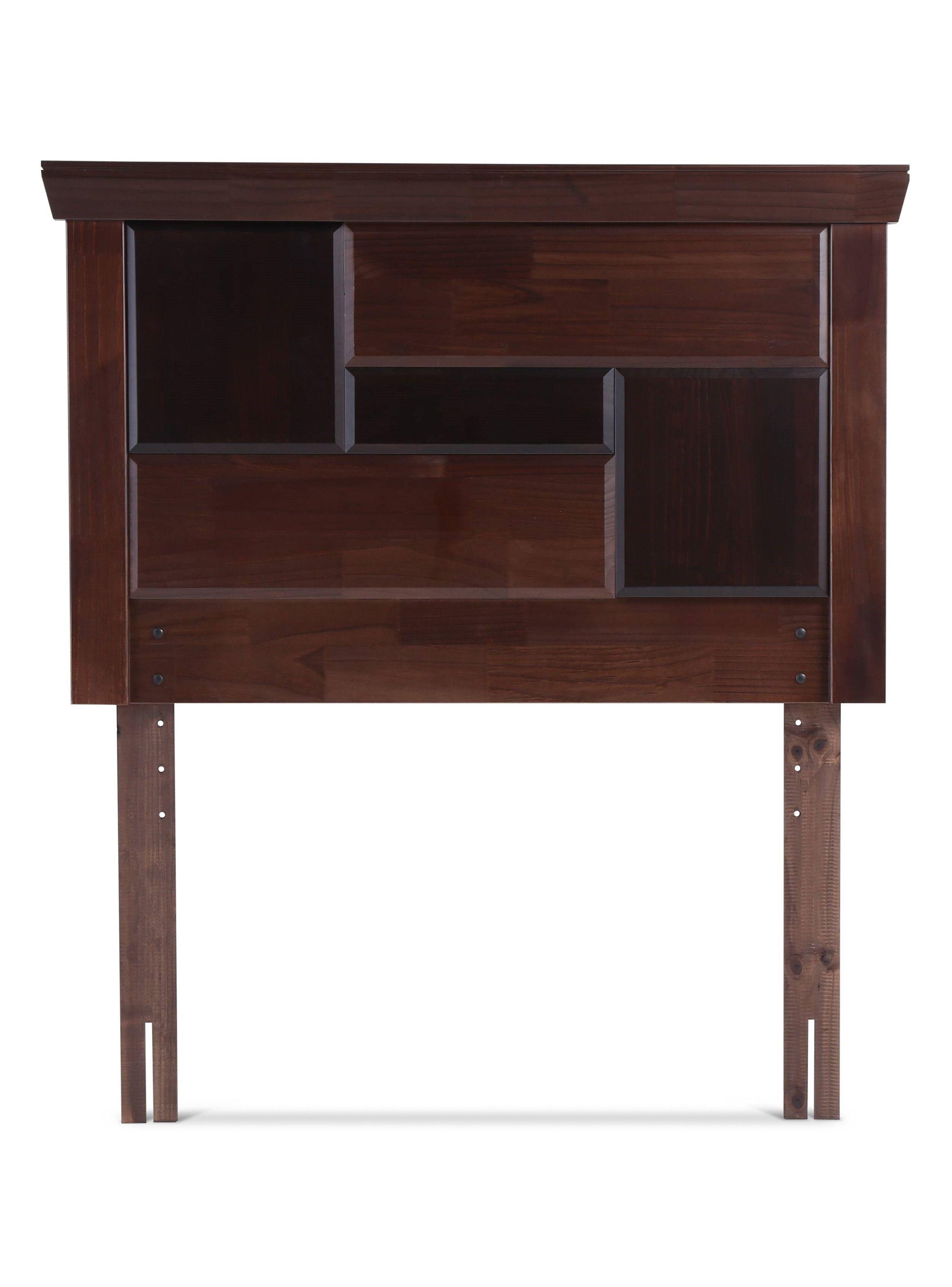 Cama Europea Tempo 1.5 Plazas Long + Set Muebles Domenico Chocolate + Almohada-1