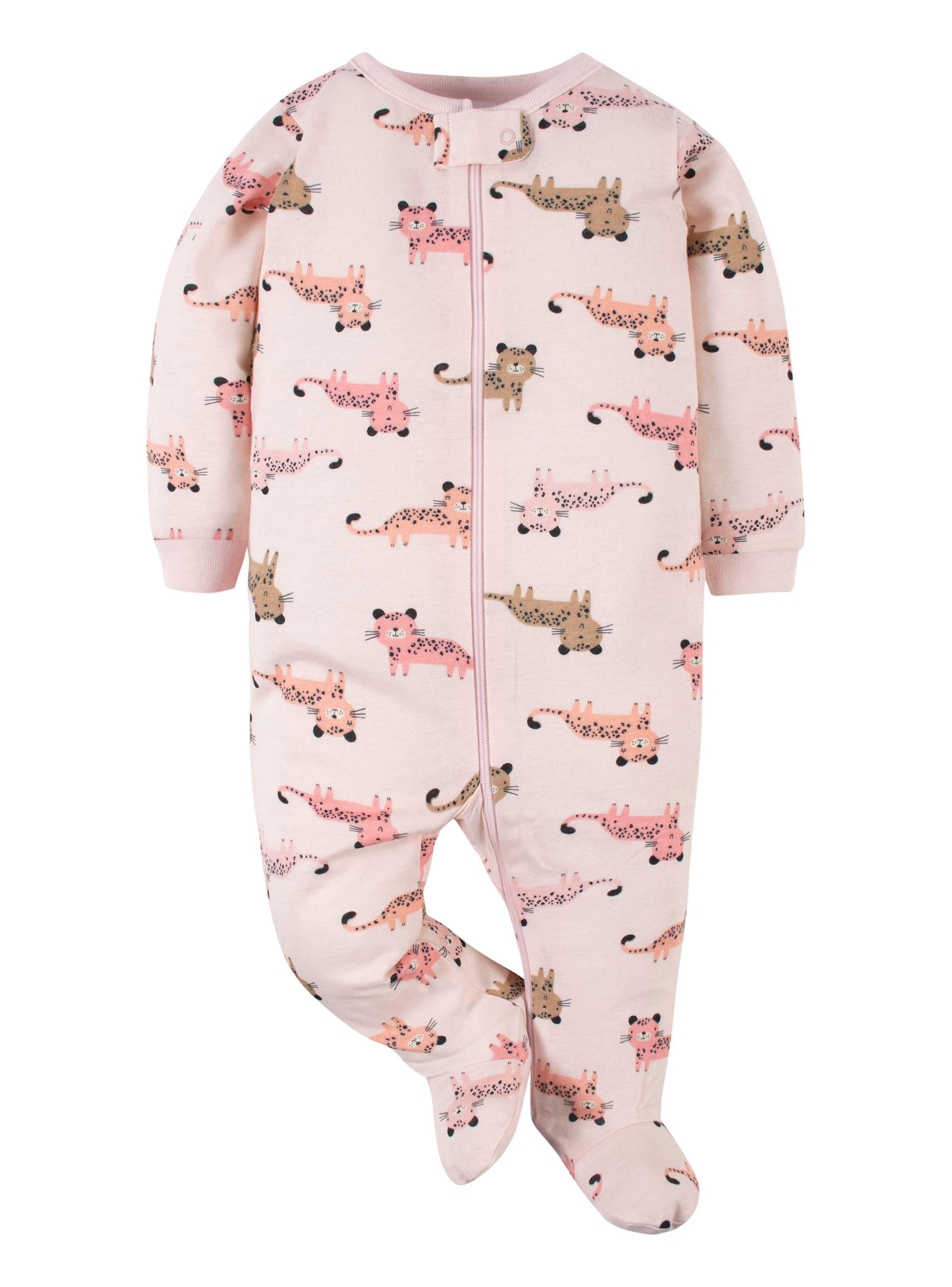 Conjunto Body Pijama + Pantalones + Gorro Leopard-1