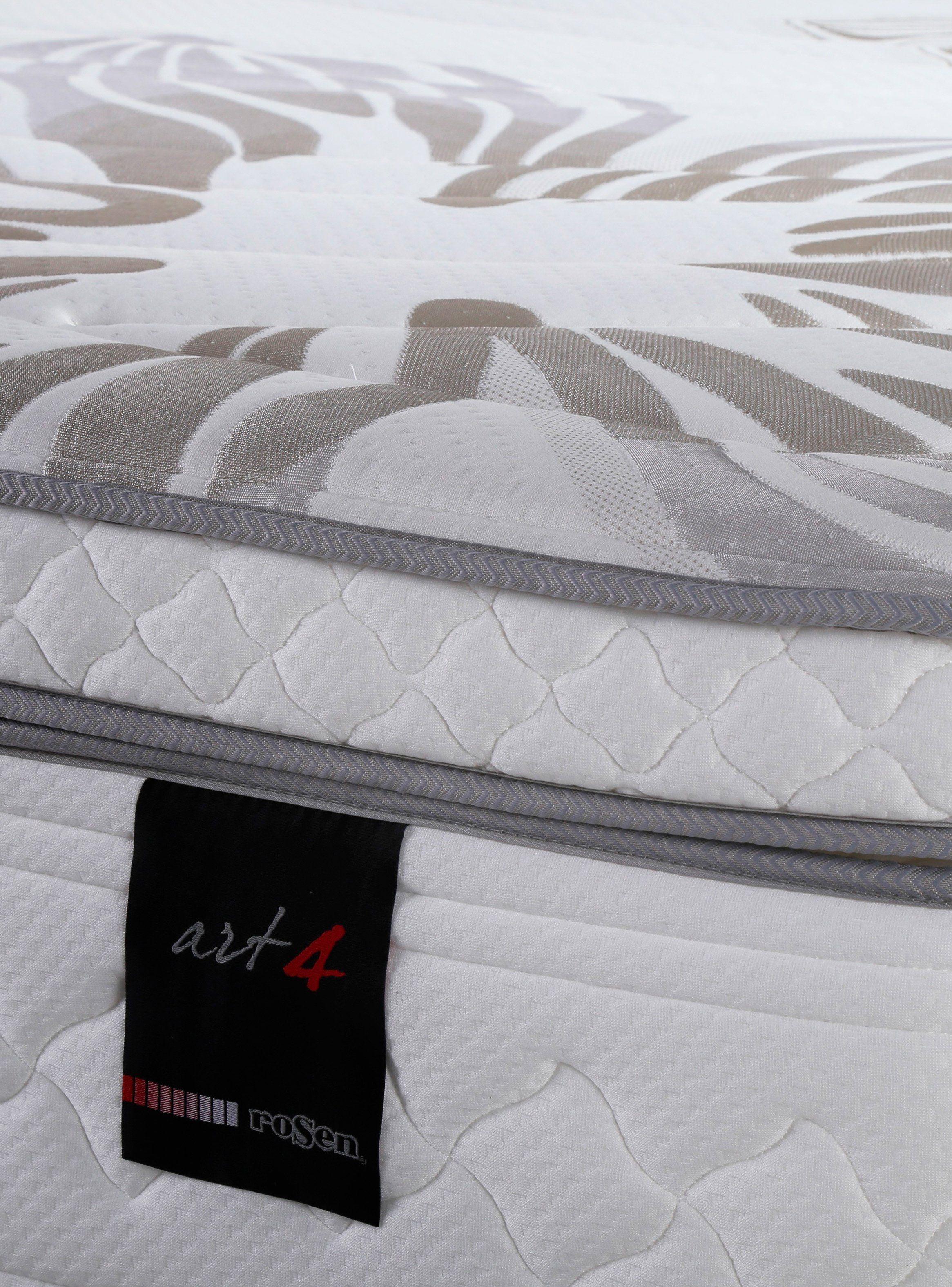 Cama Europea Art 4 2 Plazas Long Base Dividida + Set Muebles Domenico Chocolate + Almohadas-2