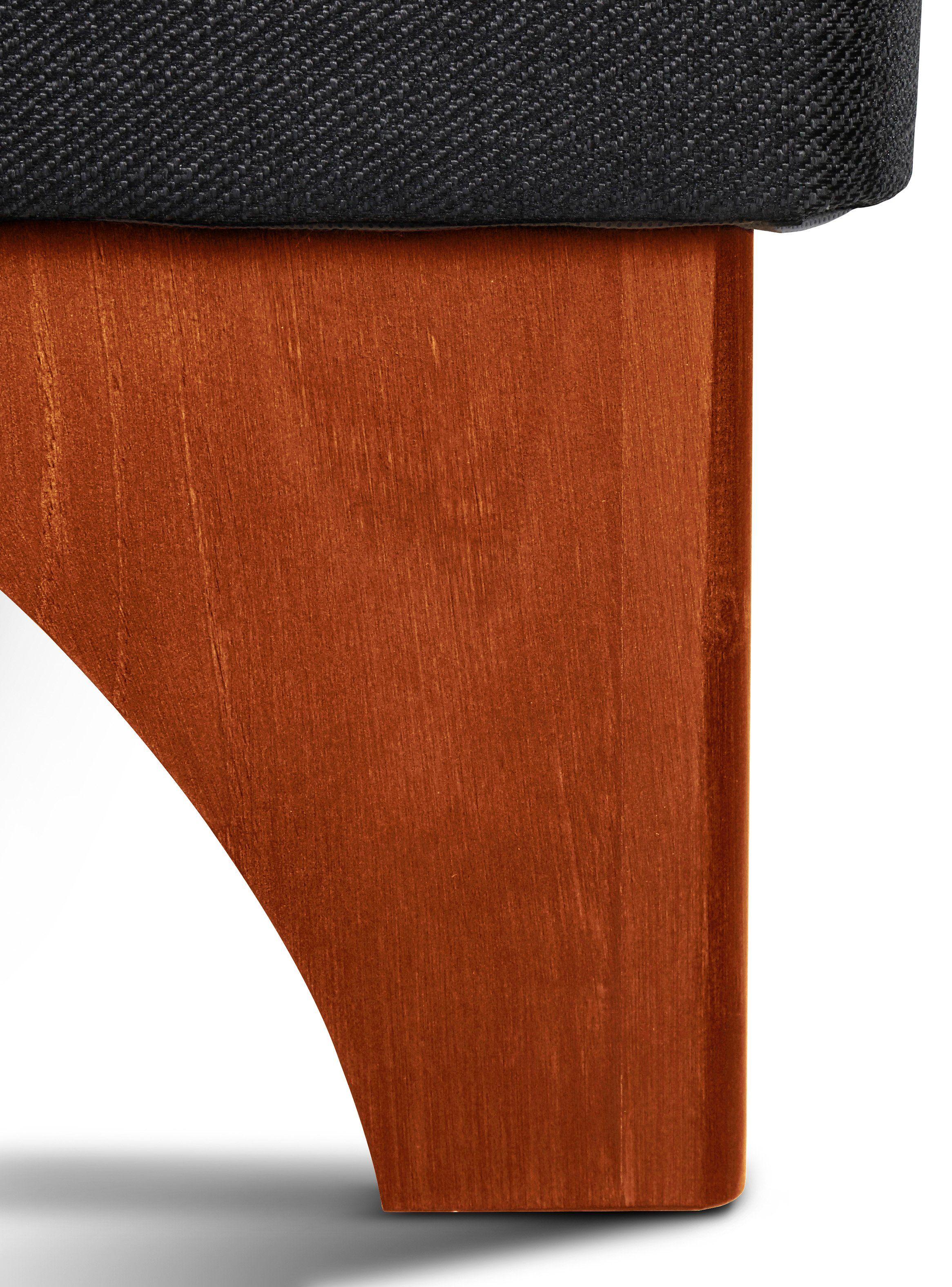 Cama Europea Art 4 2 Plazas Long Base Dividida + Set Muebles Issey Café + Almohadas-3