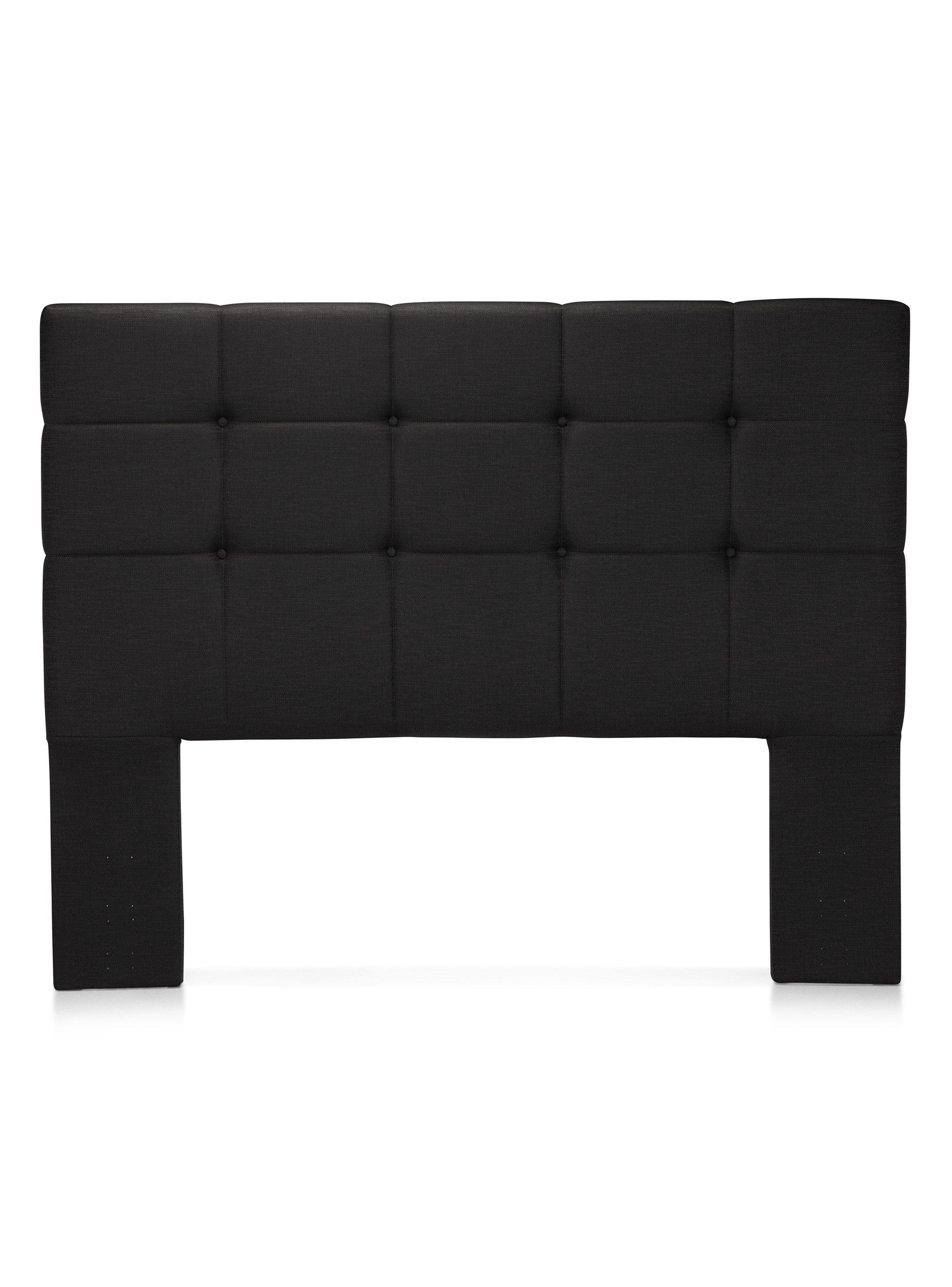 Cama Europea Art 4 2 Plazas Long Base Dividida + Set Muebles Issey Grafito + Almohadas-1