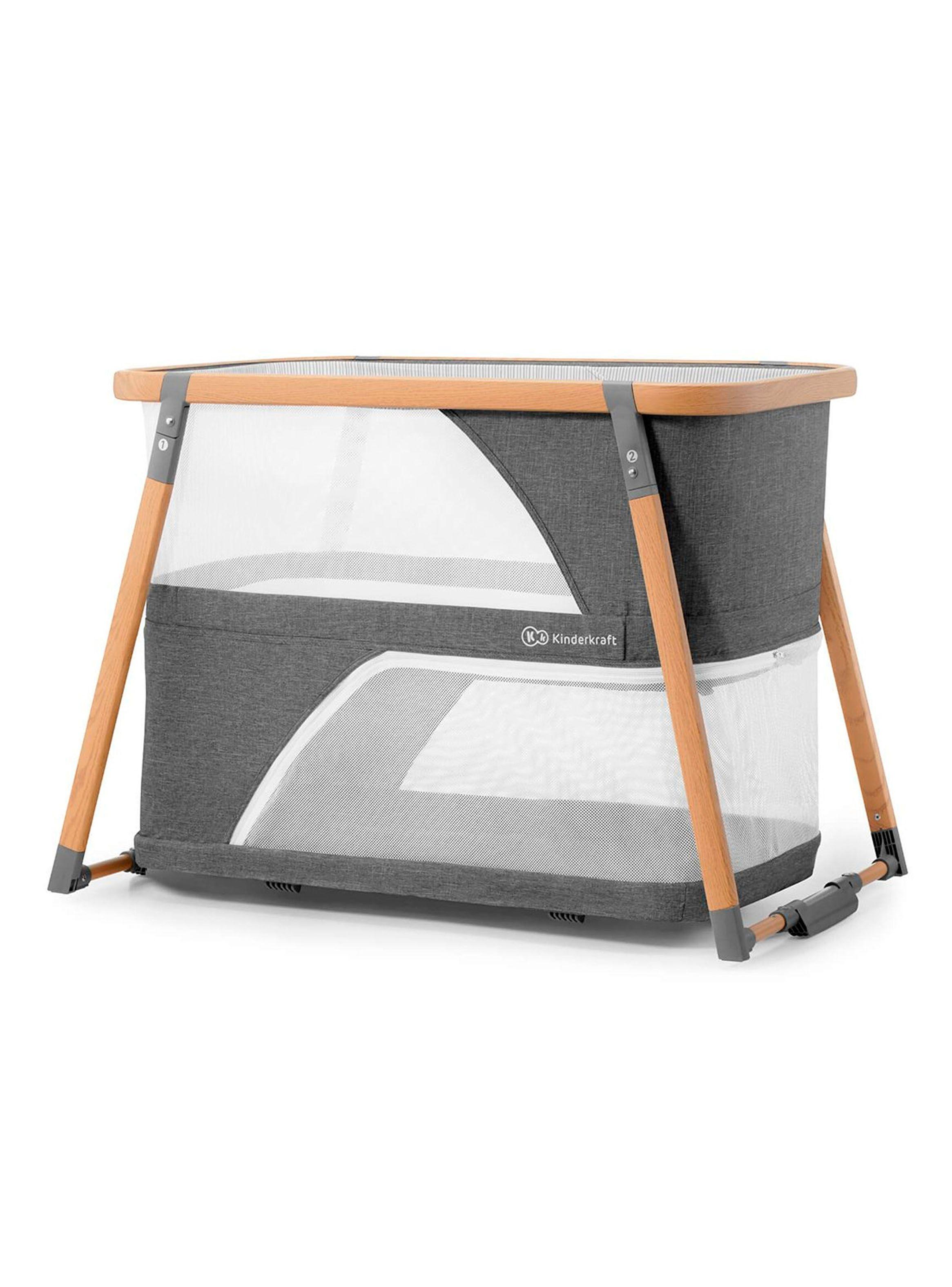 Cuna 4 en 1 Sofi Gris Madera-0