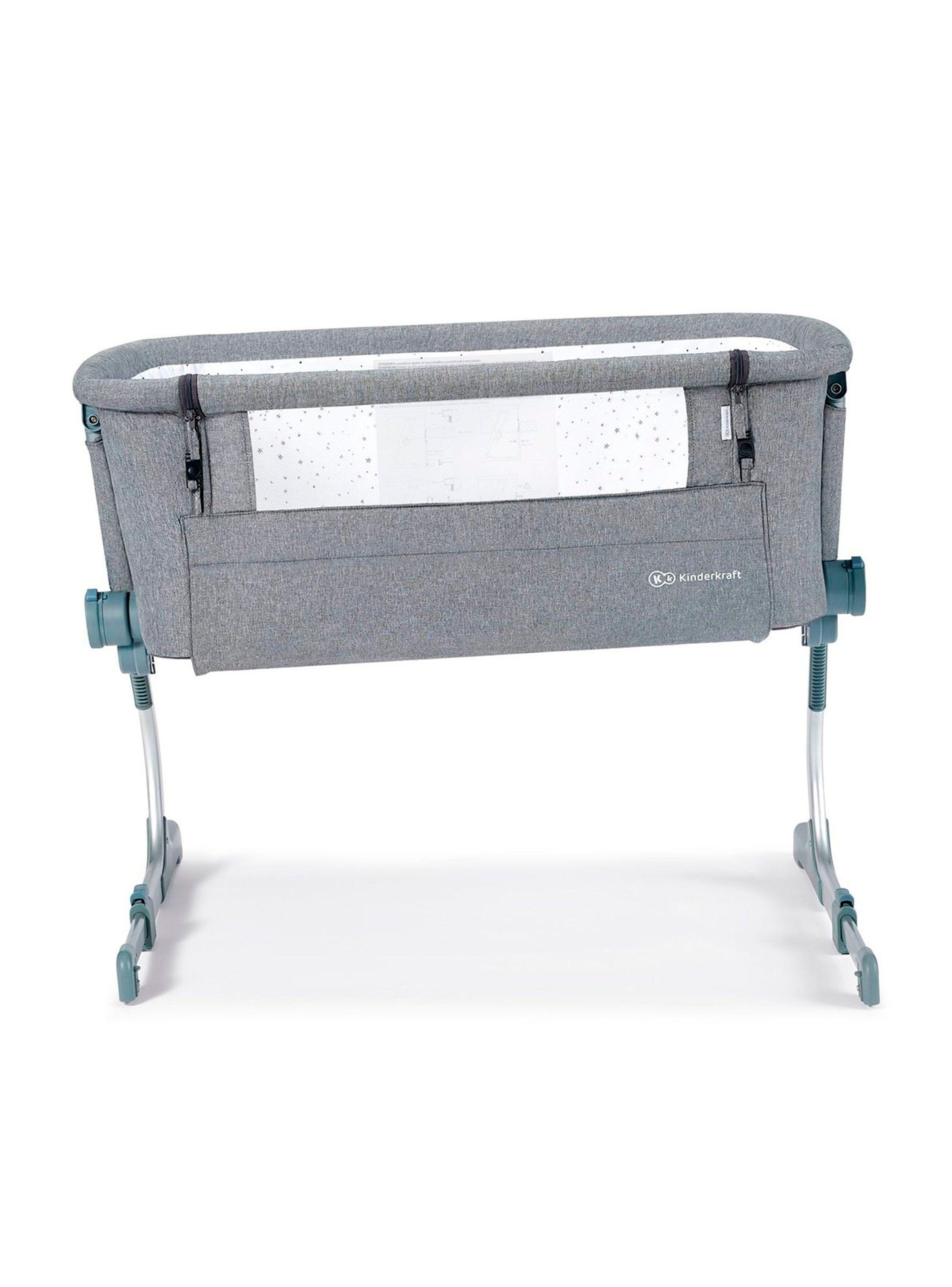 Cuna Colecho Uno Up Gris-2