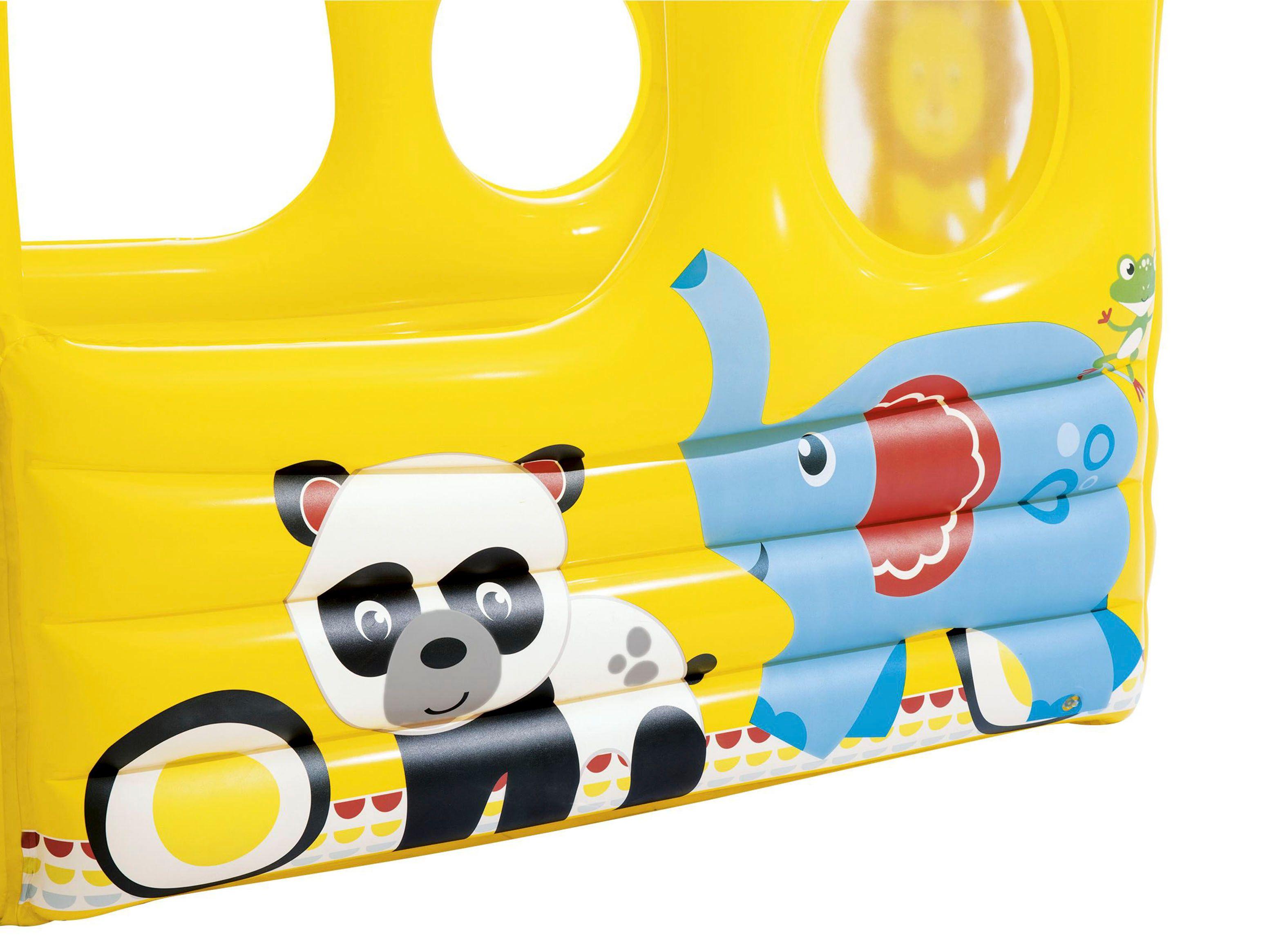 Bus Bestway Inflable Escuela con Pelotas Fisher Price-2