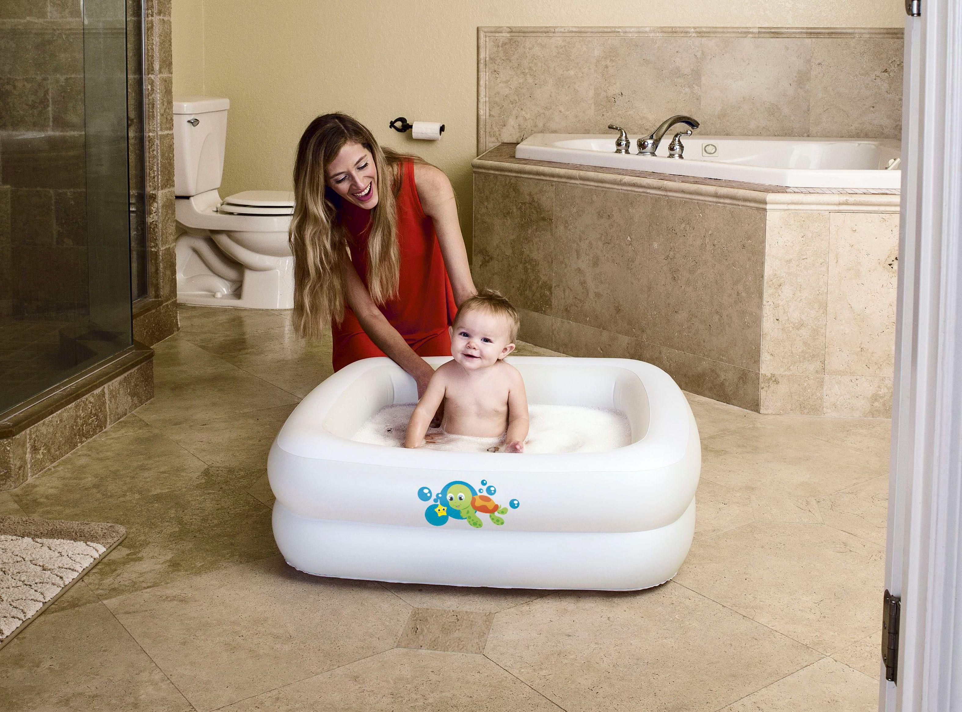 Bañera Infable Blanca Bestway-3
