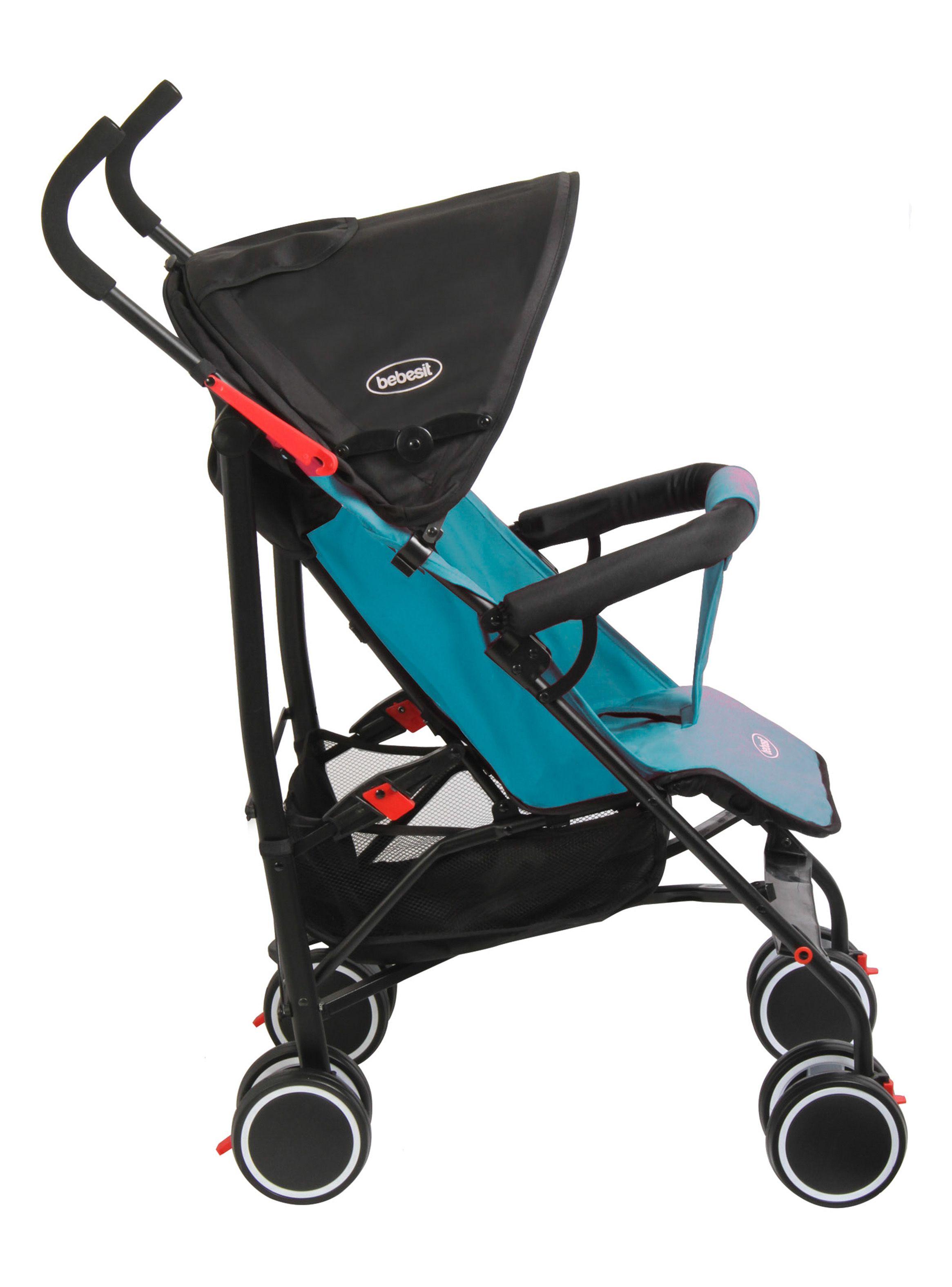 Coche Paragua Clap Sx Turquesa Bebesit-1