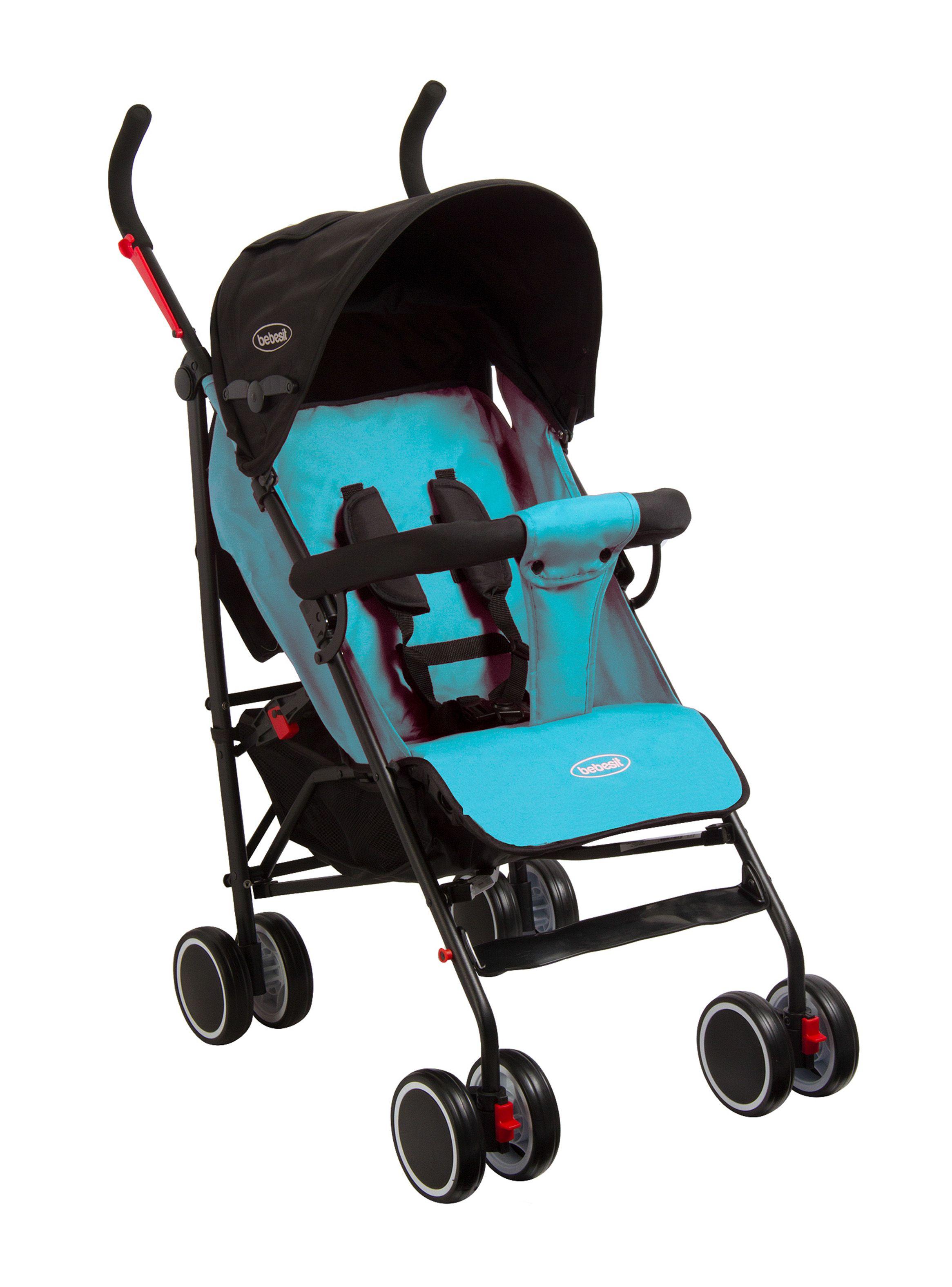 Coche Paragua Clap Sx Turquesa Bebesit-0