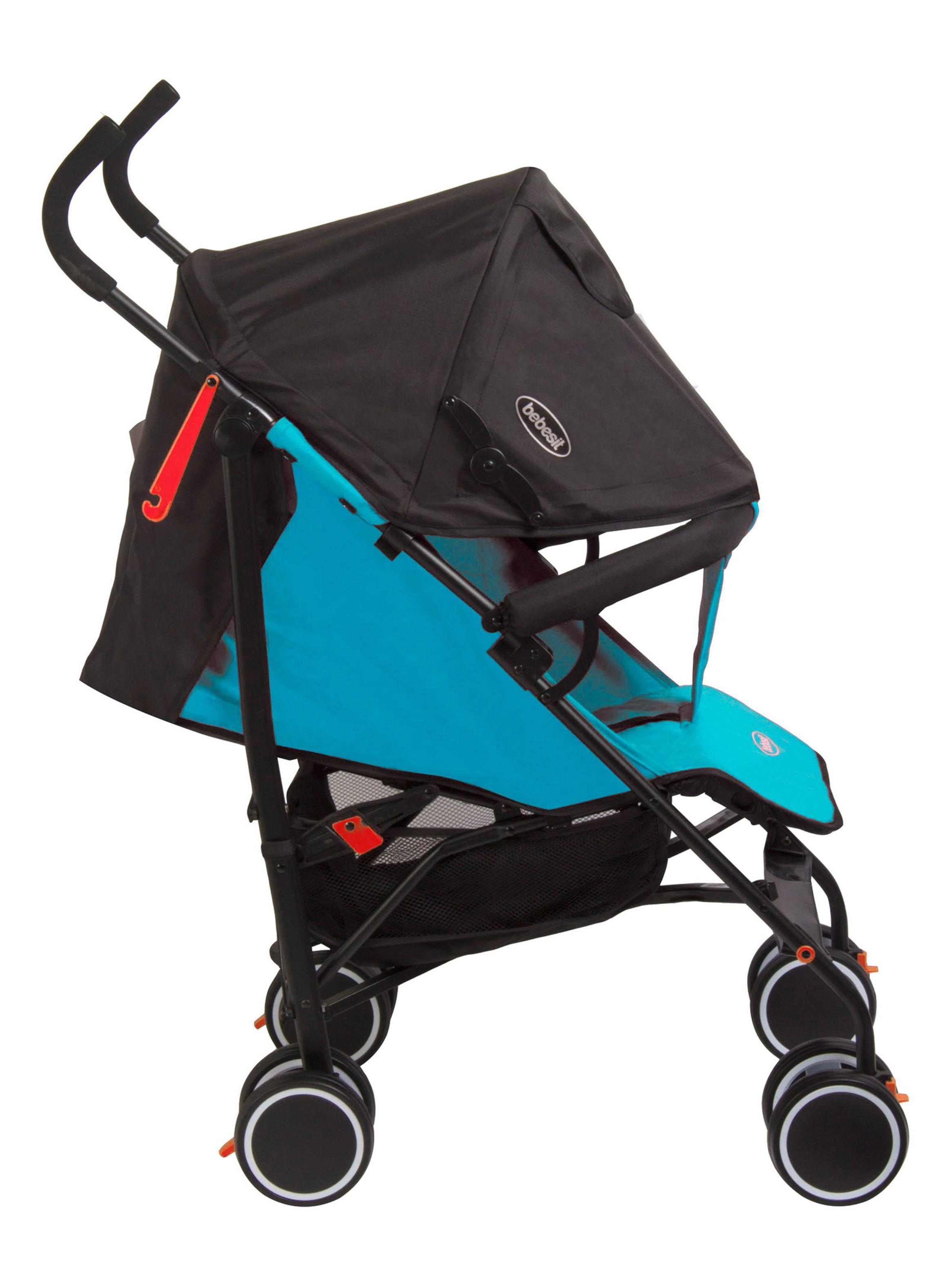 Coche Paragua Clap Sx Turquesa Bebesit-2