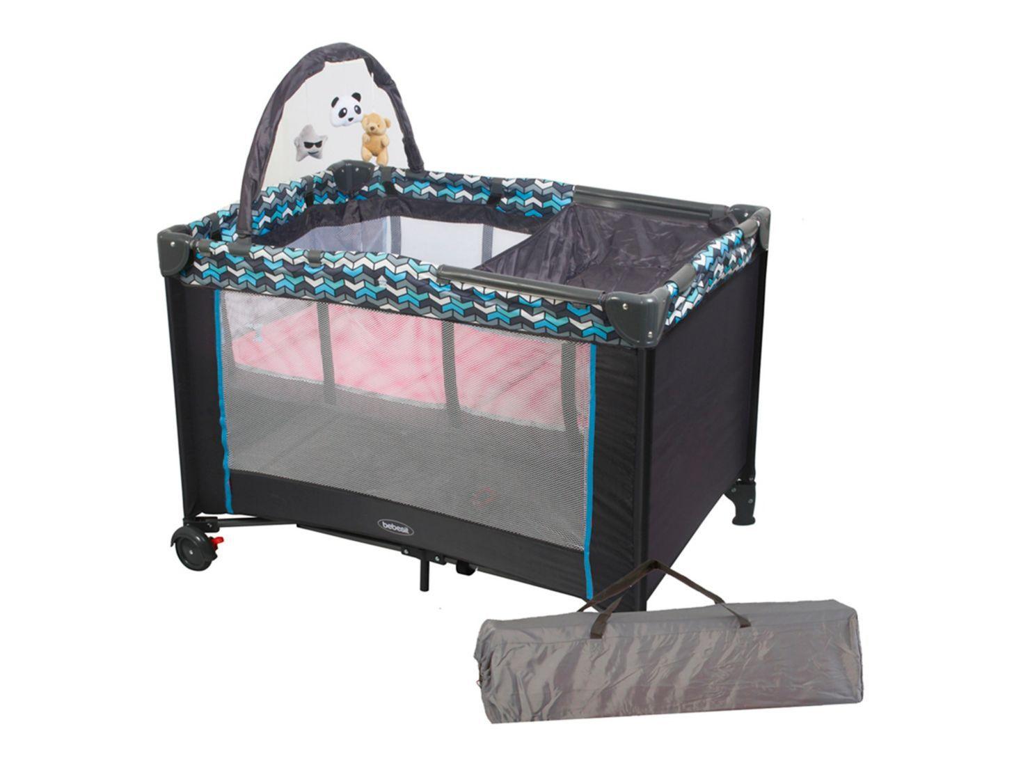 Cuna Corral Pack and Play Sleep II Rosada Bebesit-3
