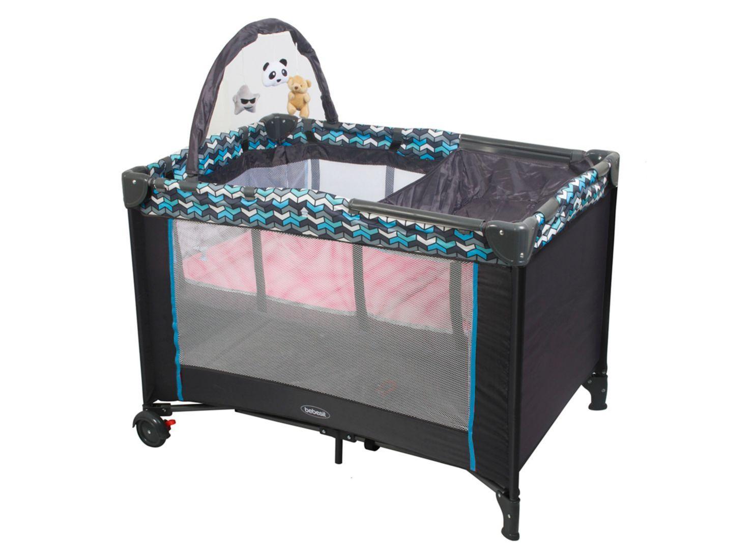 Cuna Corral Pack and Play Sleep II Rosada Bebesit-4