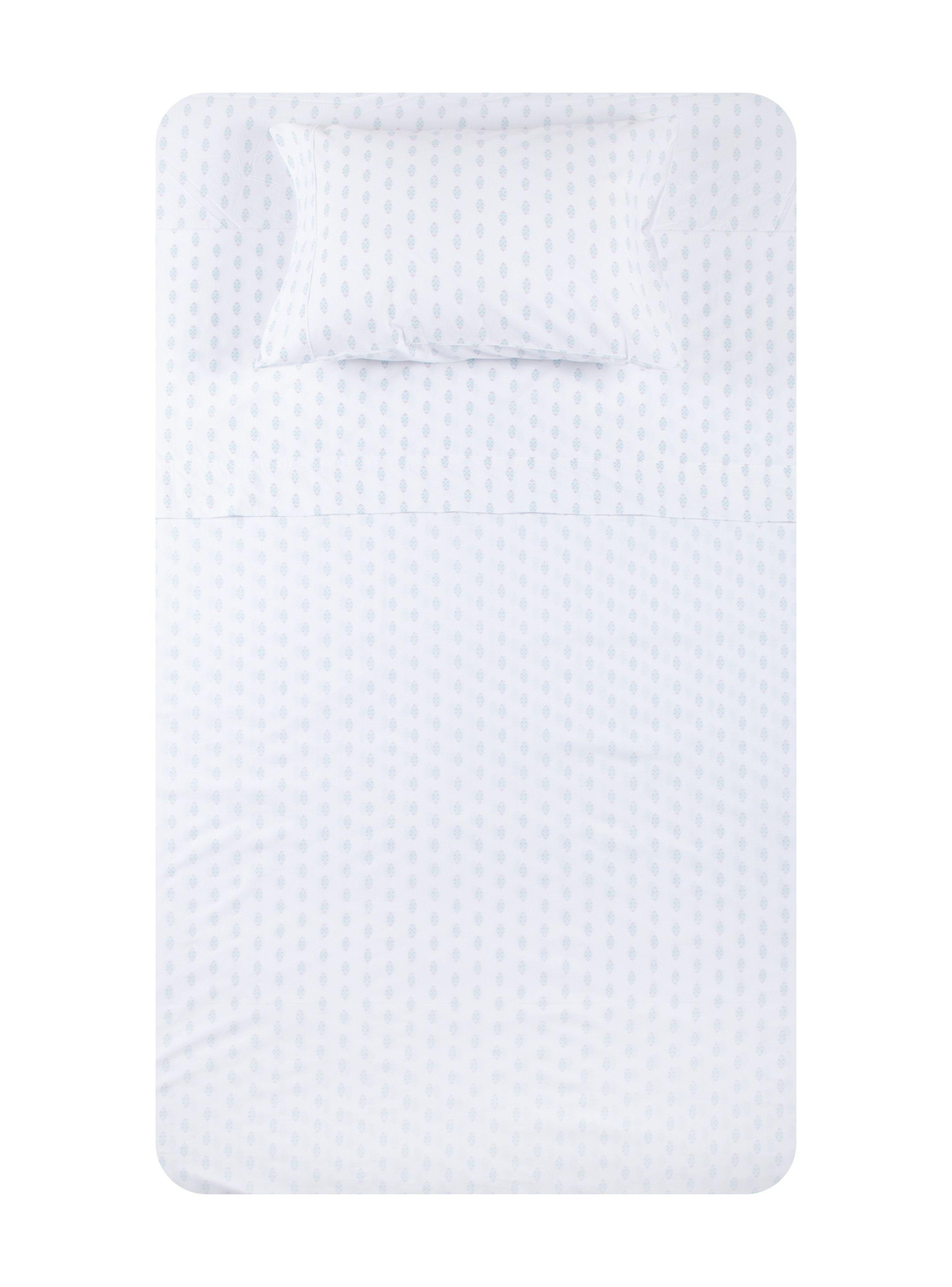 Sábanas 1.5 Plazas 200 Hilos Flowers-1