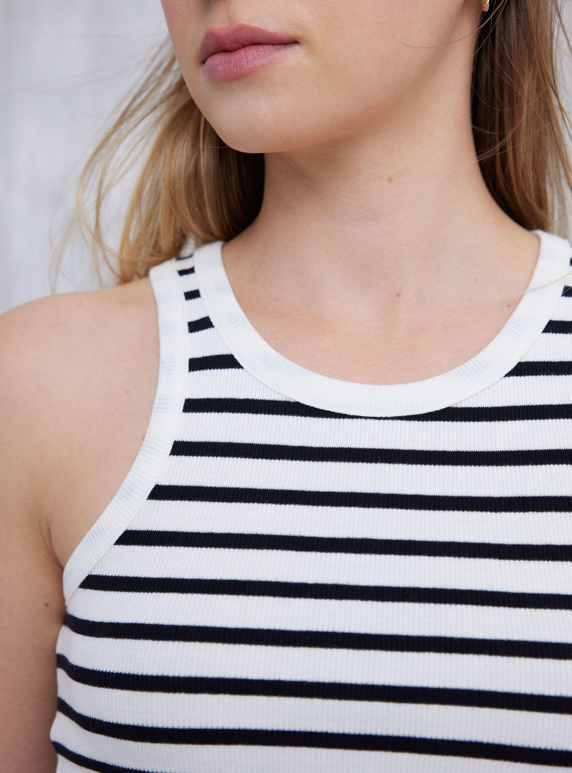 Polera Halter Rayada-3