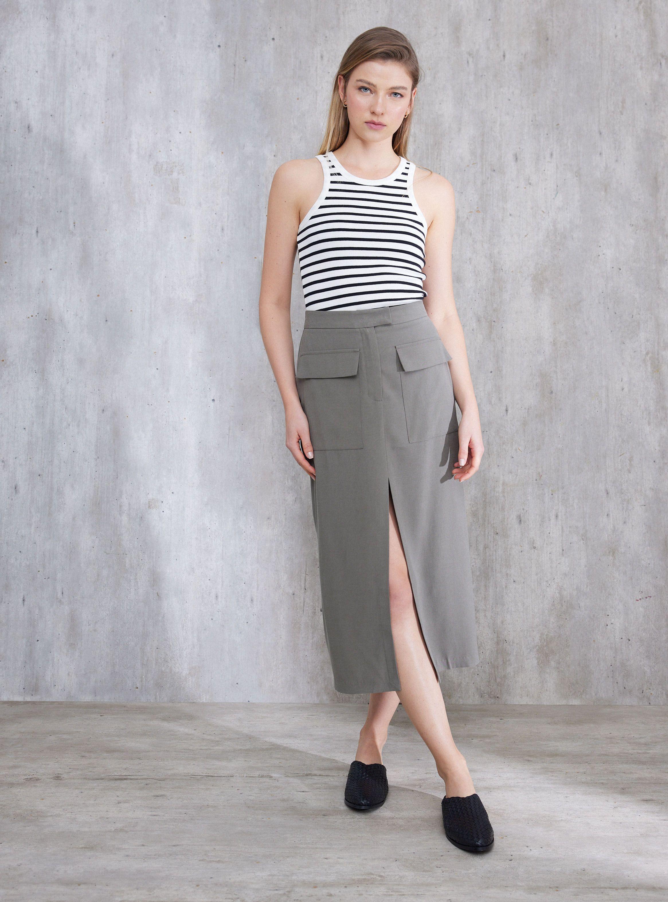 Polera Halter Rayada-4
