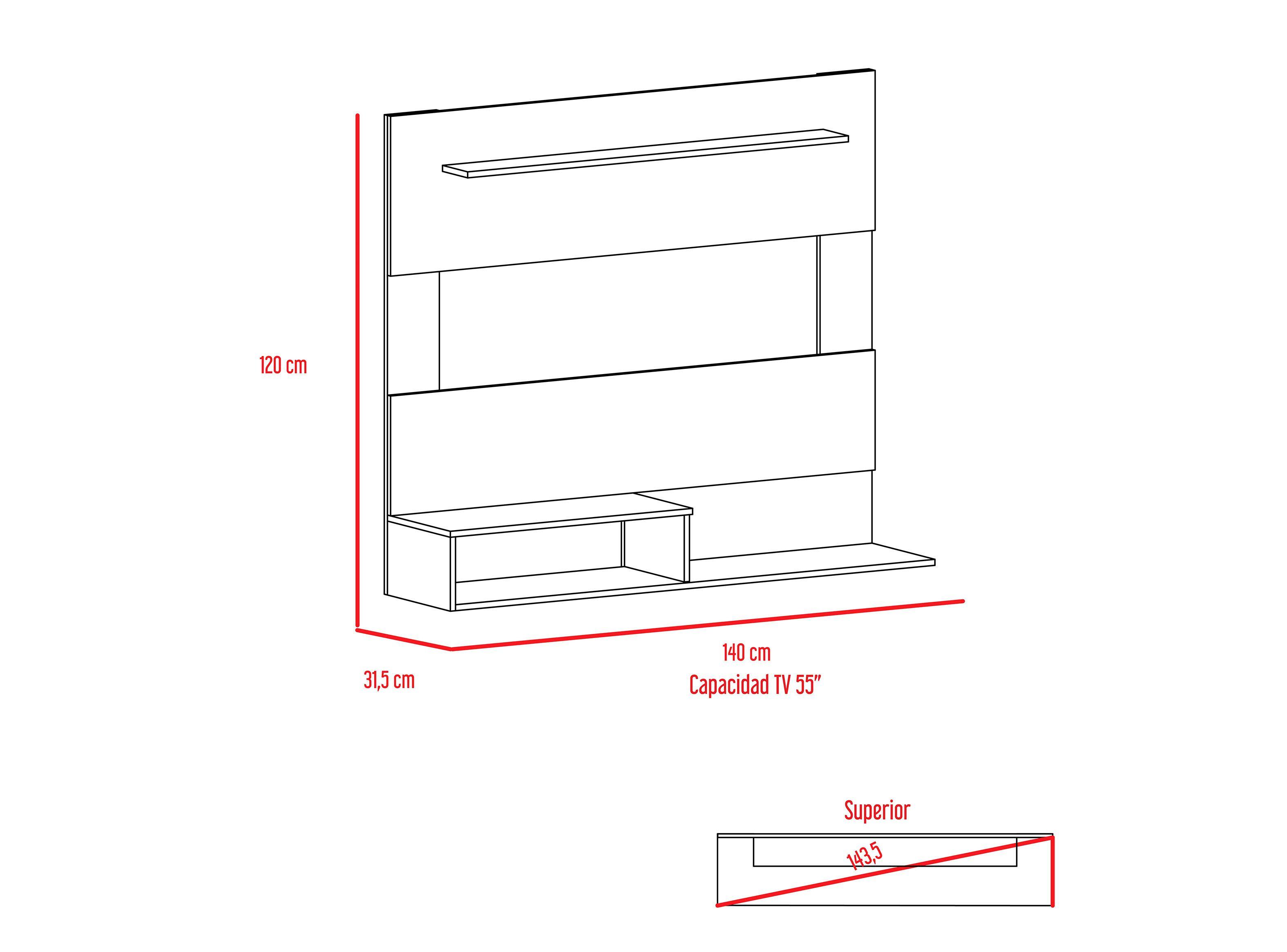 Combo TuHome Panel TV 55" + Arrimo-2