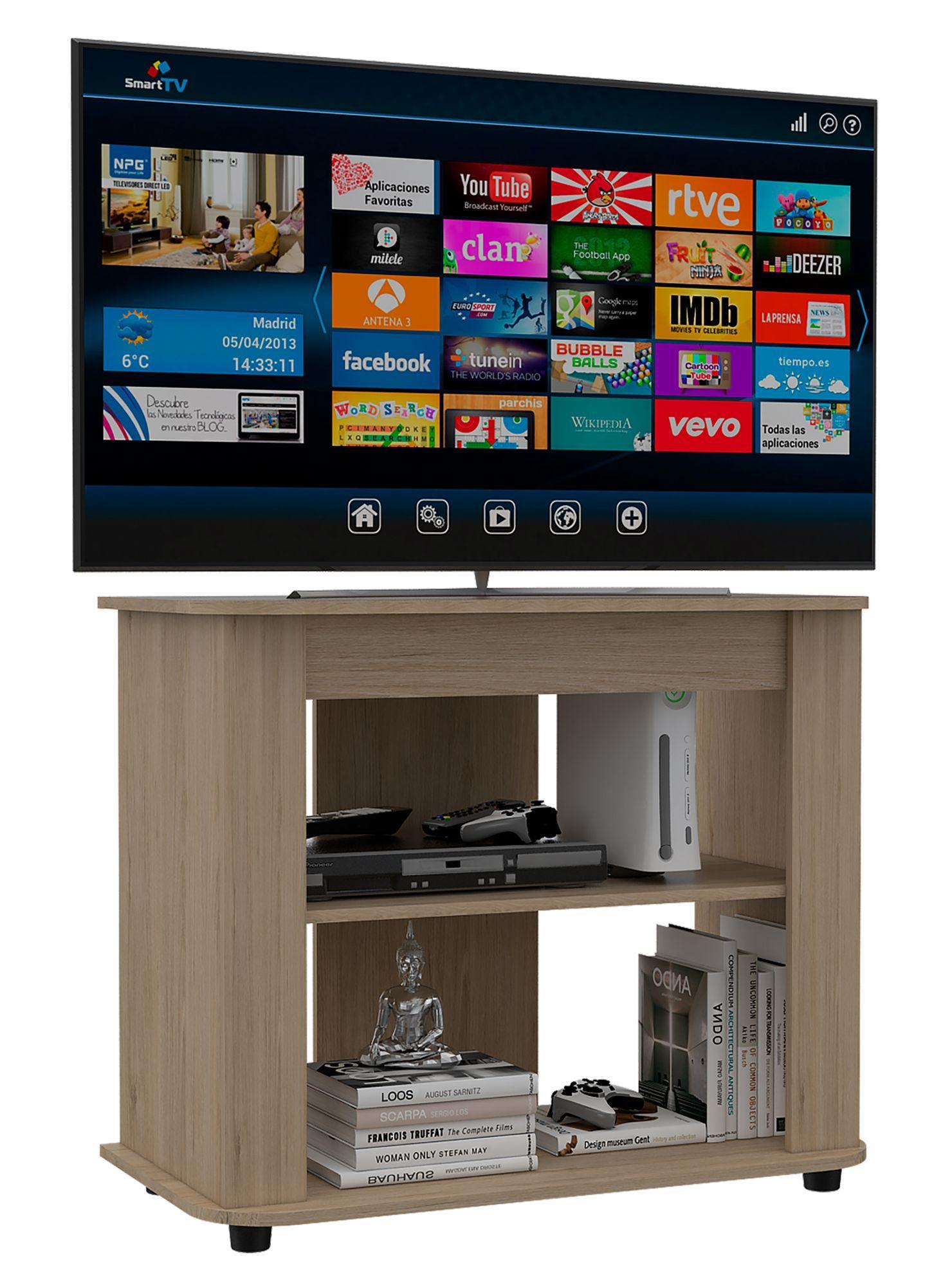 Rack TV 46" + Mesa Centro Optimus 3 TuHome-5