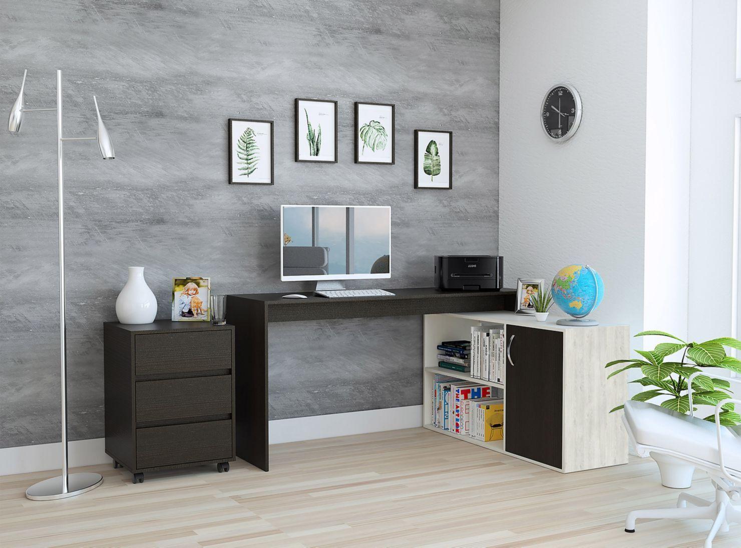 Escritorio Office 3 + Archivador TuHome-5