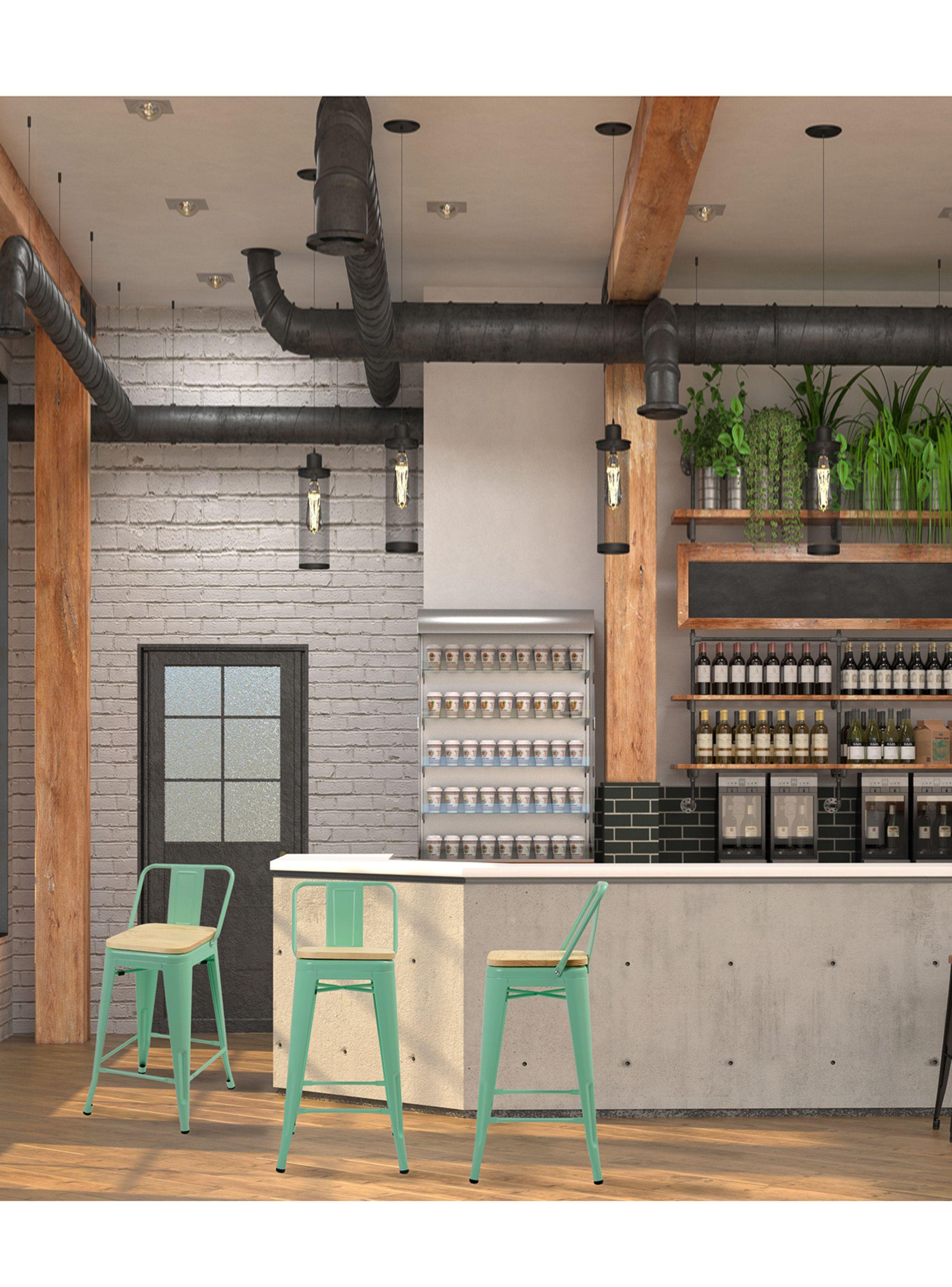 Piso con Respaldo Tolix Menta-4