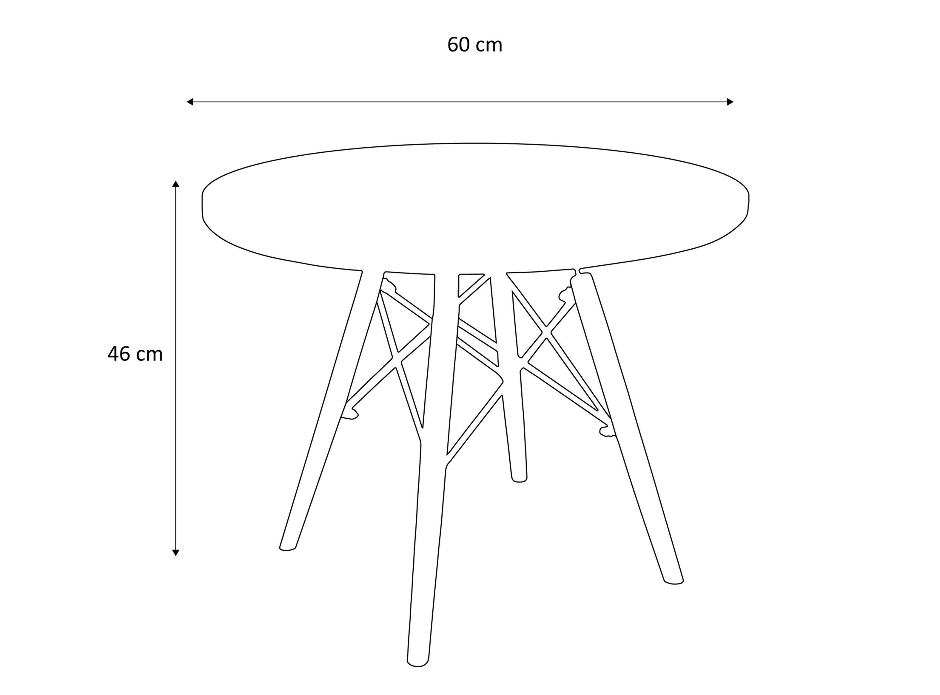 Mesa Eames Redonda Niño Blanco-1