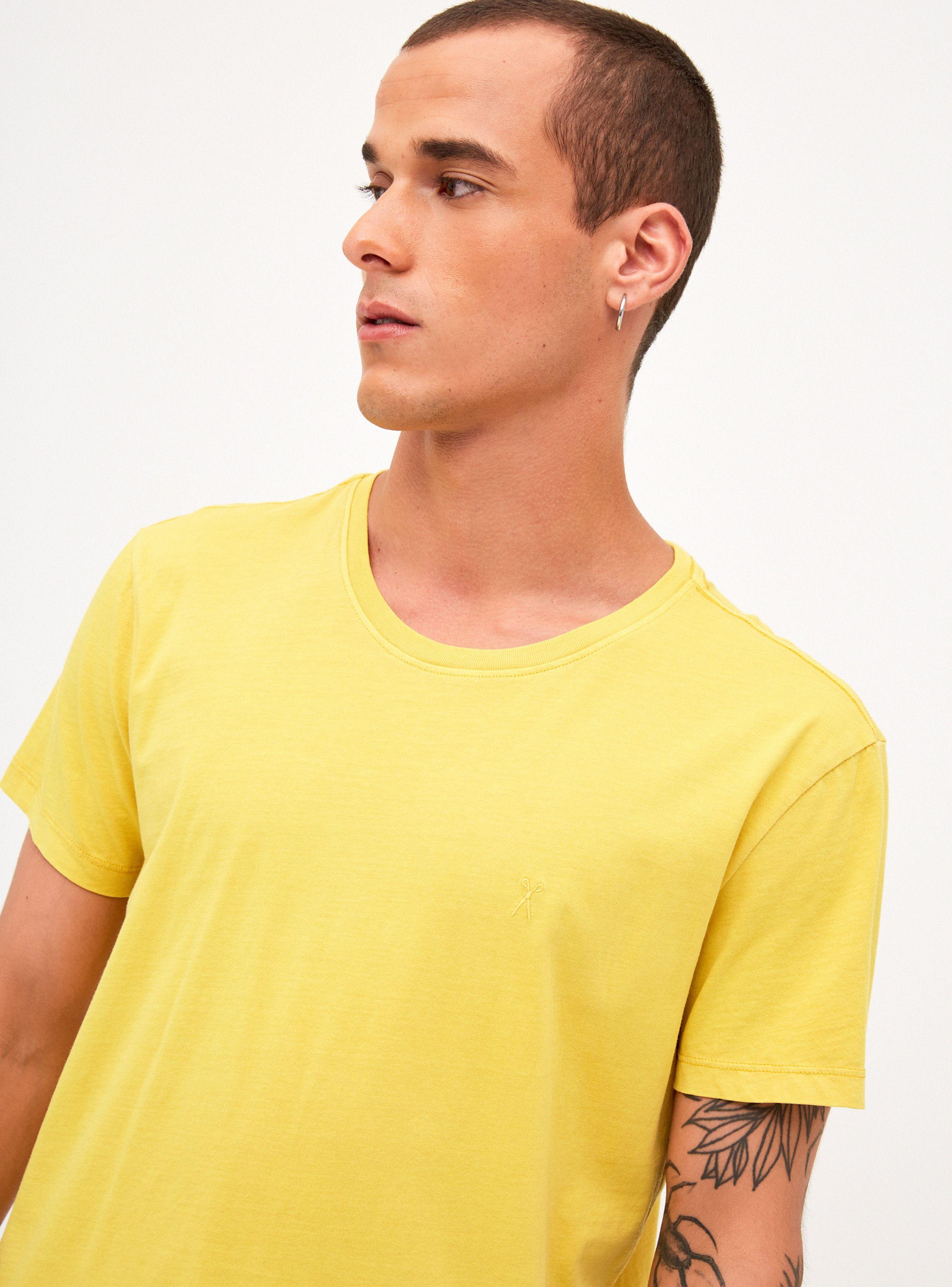 Polera Manga Corta Básica Lavada-2