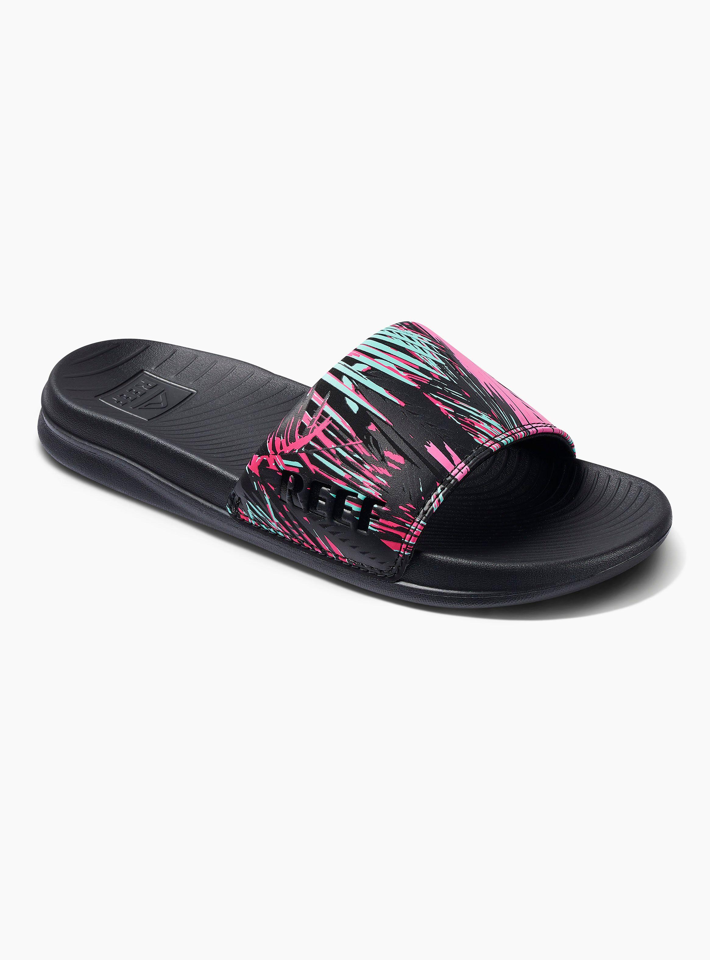 Sandalia Palm Fronds One Slide Mujer-1