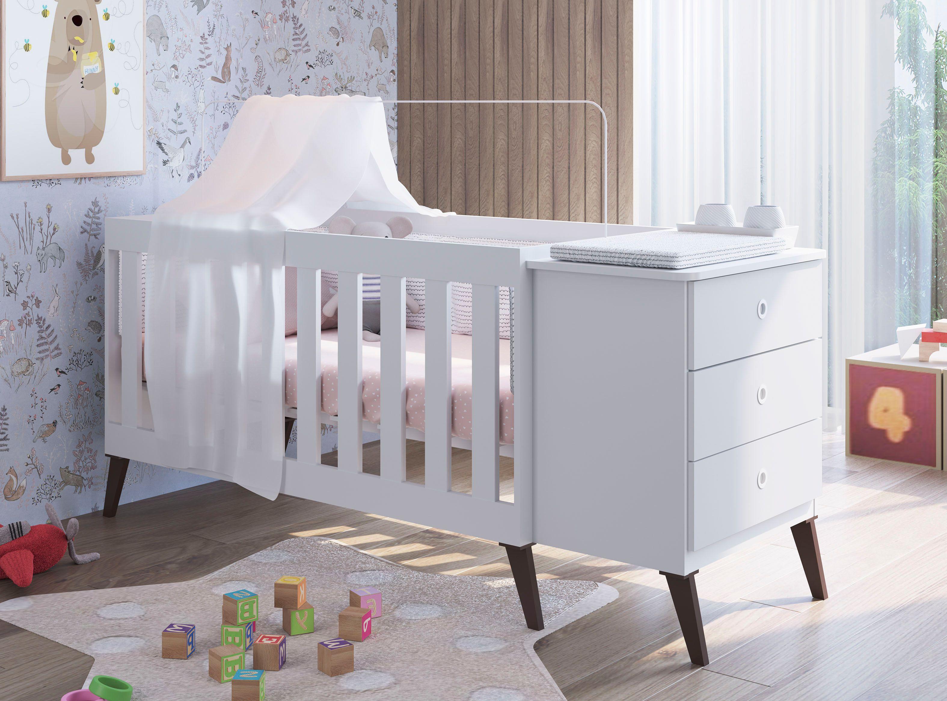 Cuna Encanto Blanca Kidscool-3