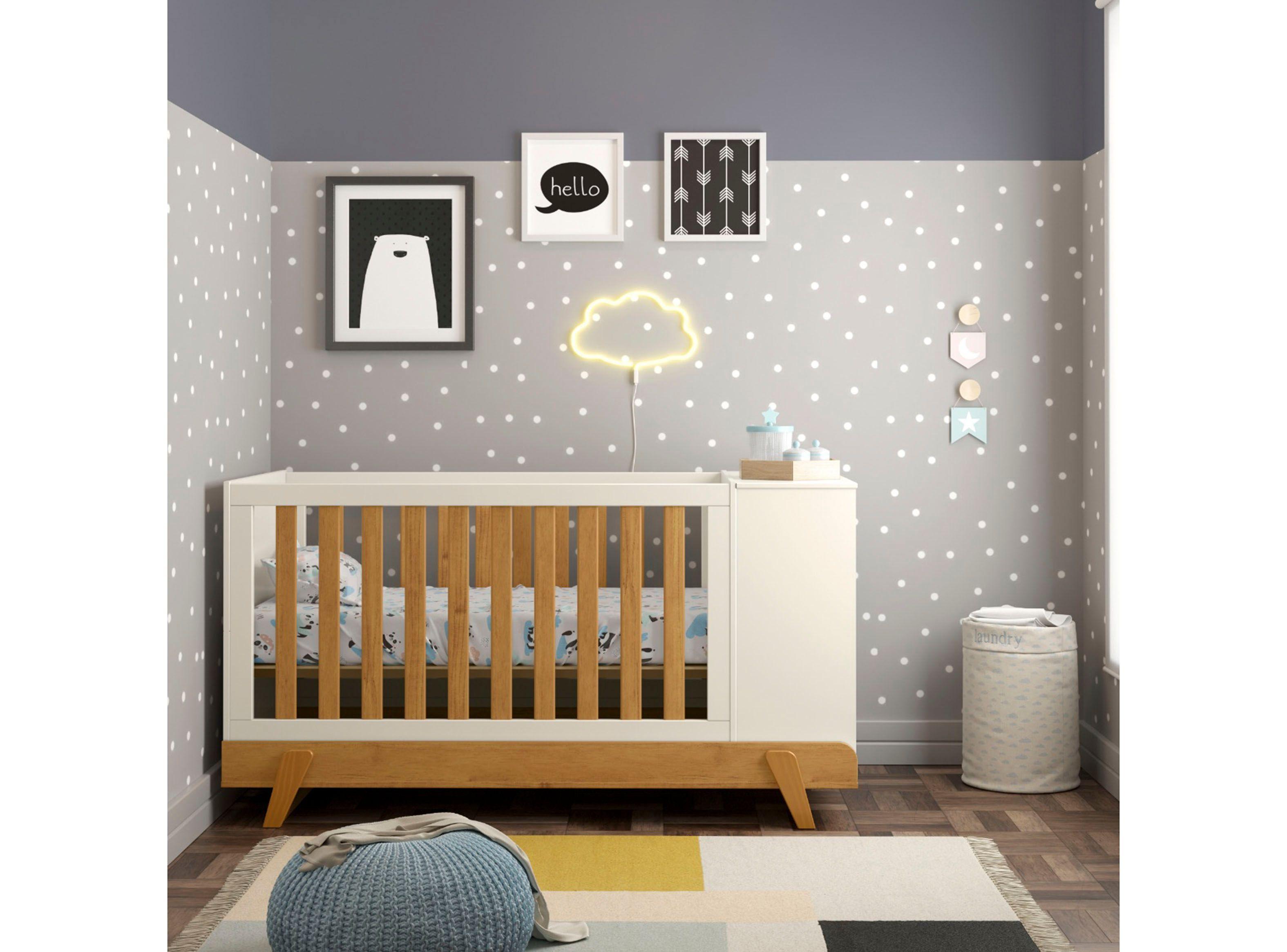 Cuna Kidscool Max Blanca Eco Wood-3