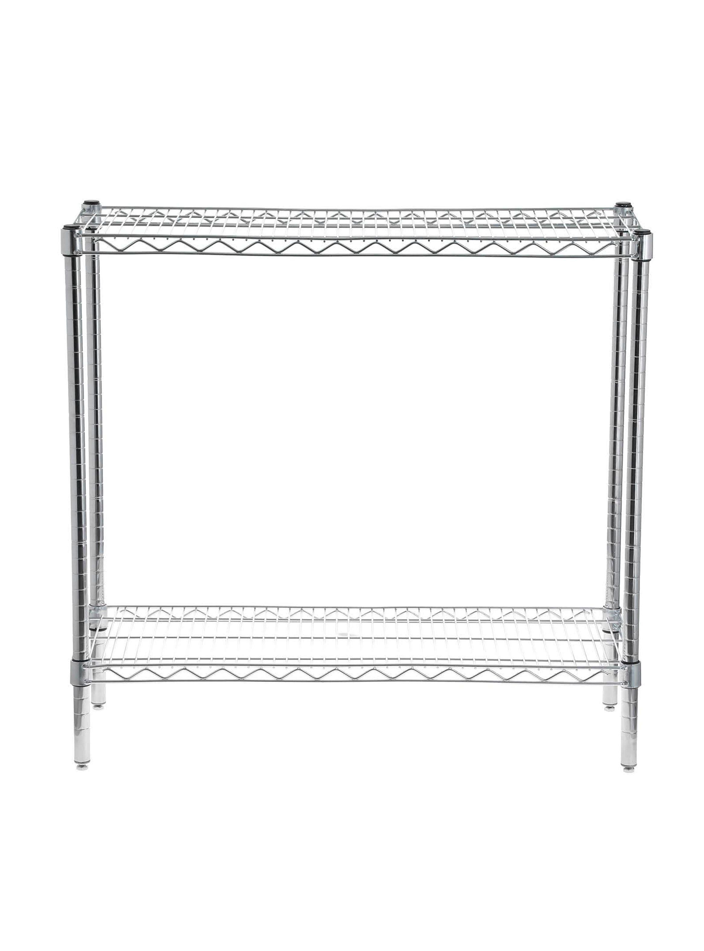Estante Acero Cromado 36 x 91 x 84 cm 2 Repisas-1