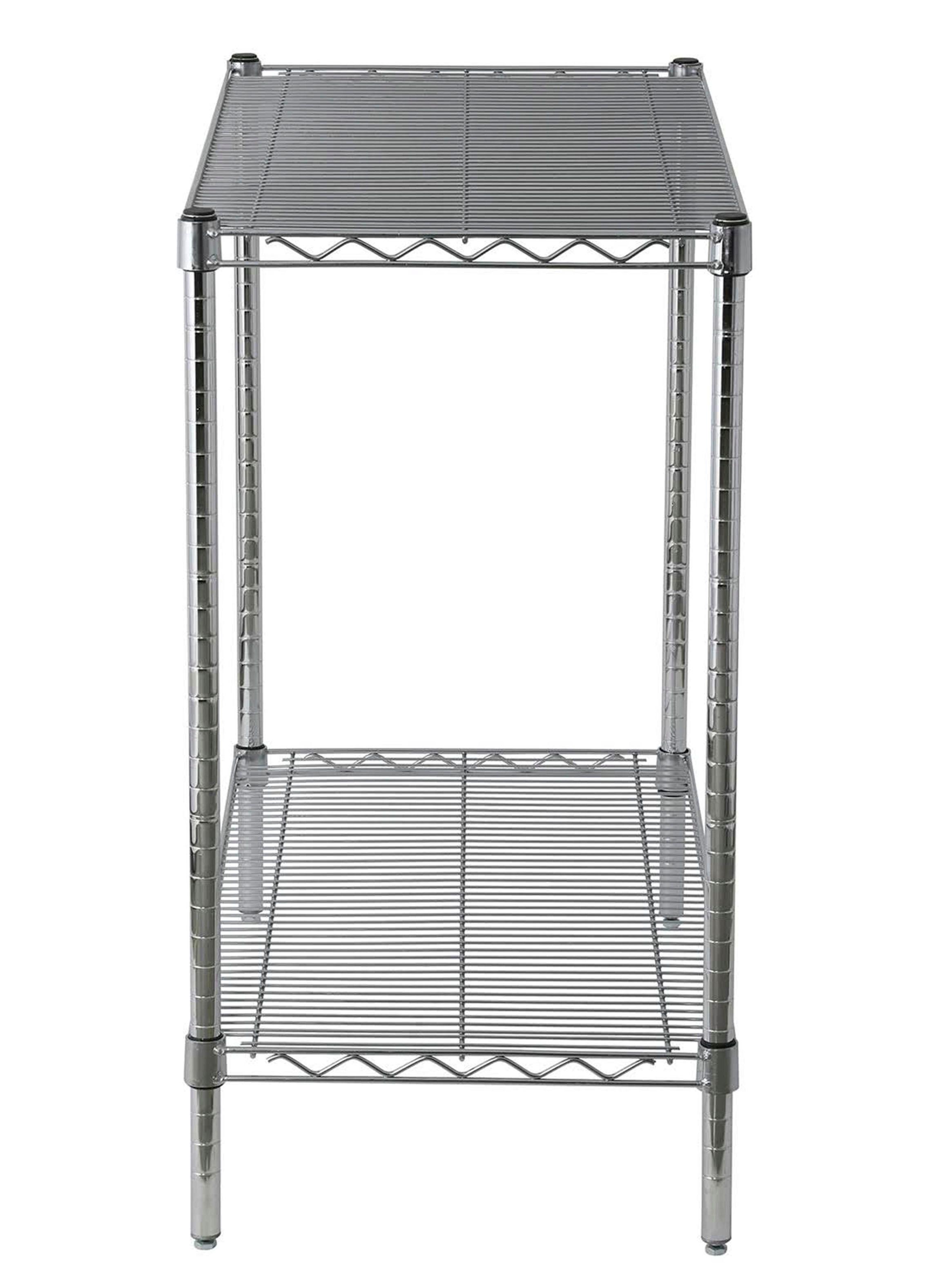 Estante Acero Cromado 46 x 91 x 84 cm 2 Repisas-2