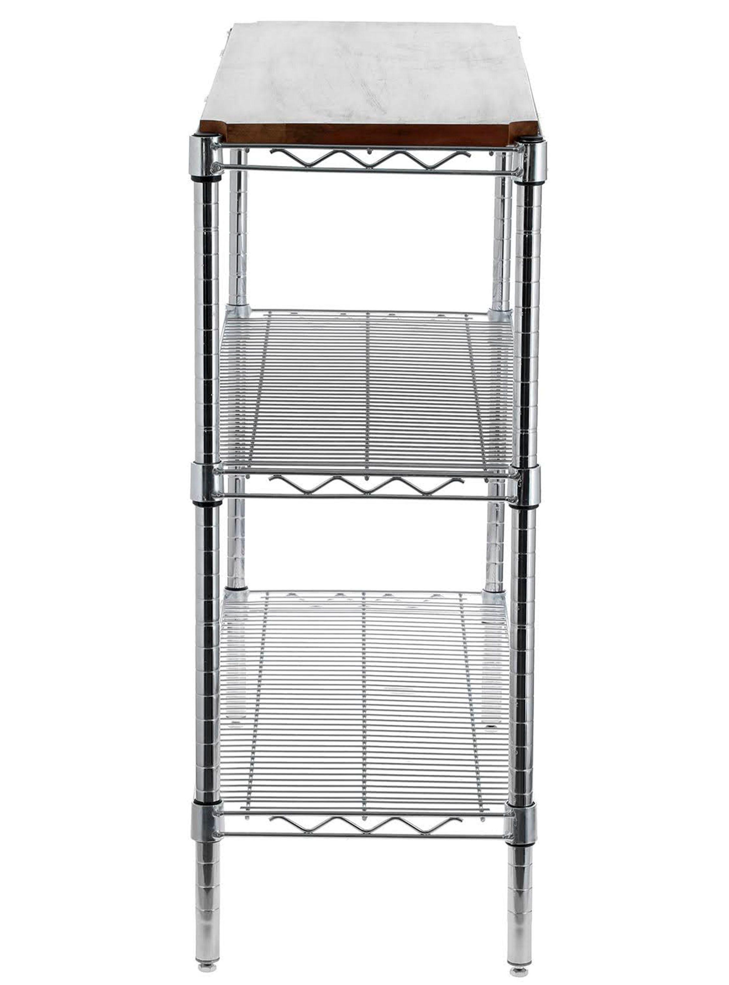 Estante 36 x 91 x 84 cm 3 Repisas con Cubierta Madera-2