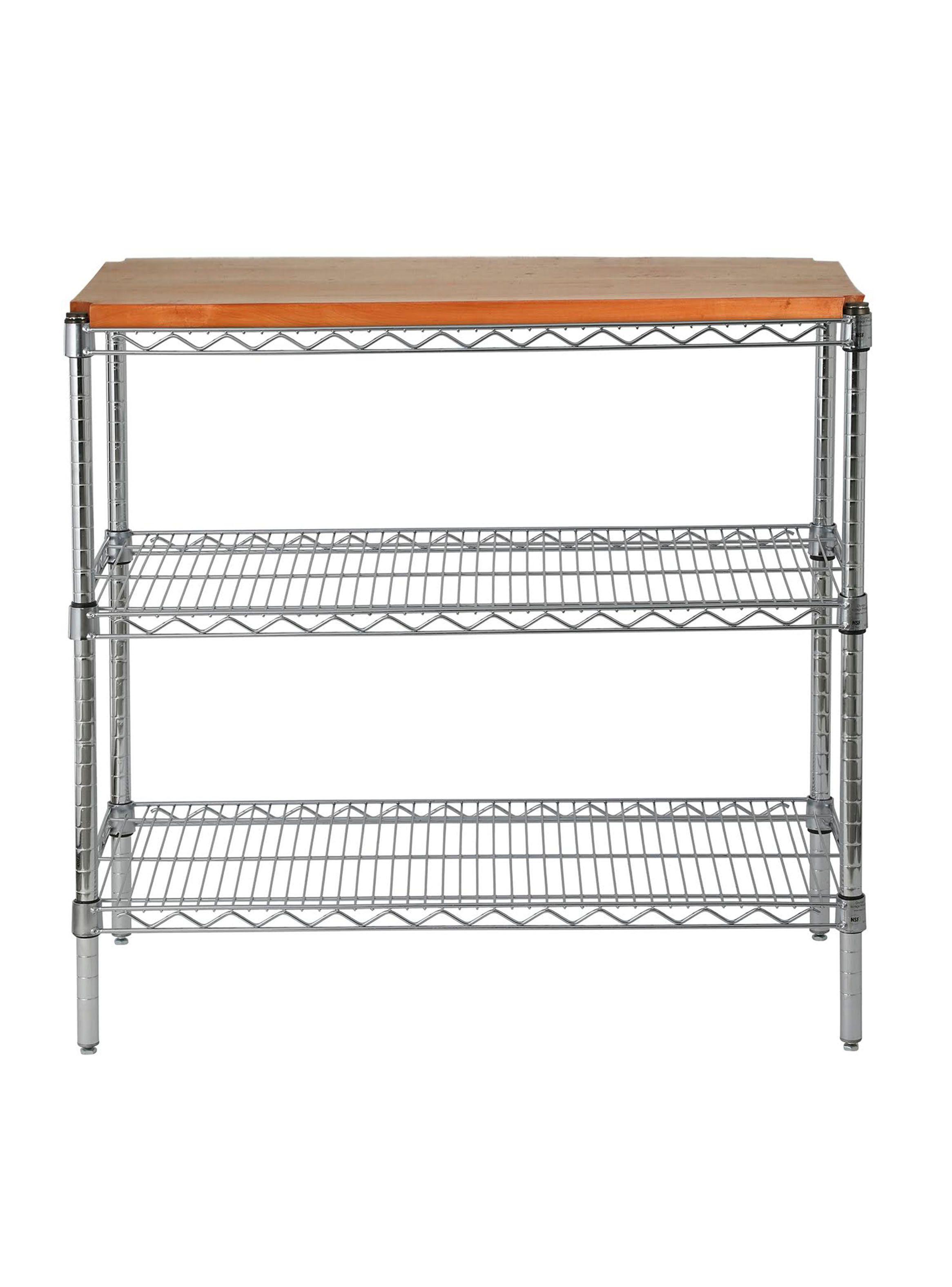 Estante 46 x 91 x 84 cm 3 Repisas con Cubierta Madera-1
