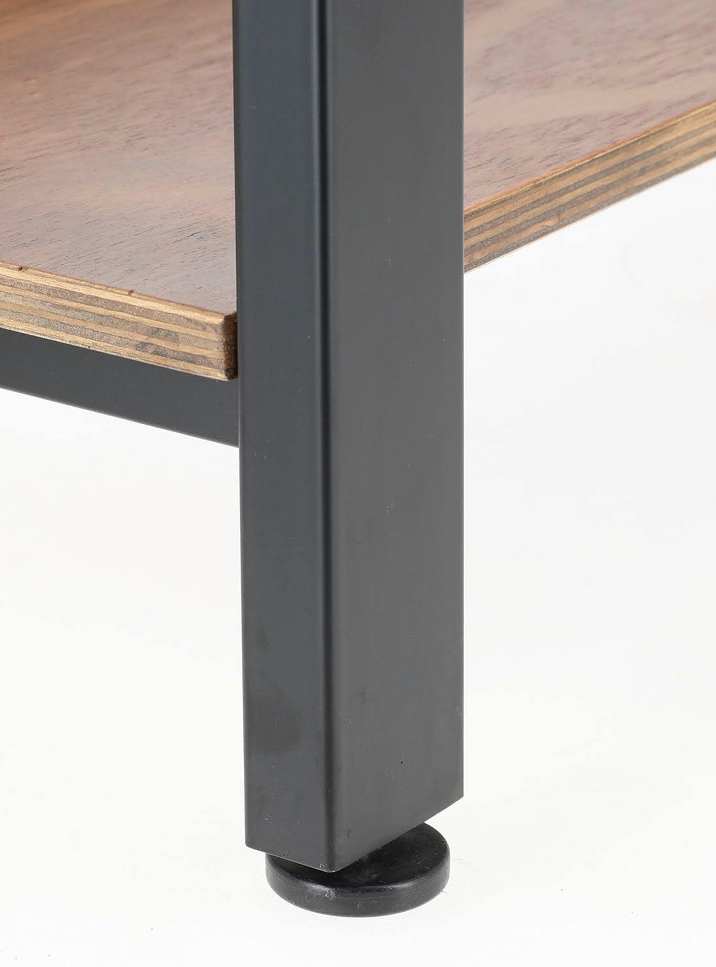 Estante Acero Repisas de Madera 35 x 90 x 180 cm-3