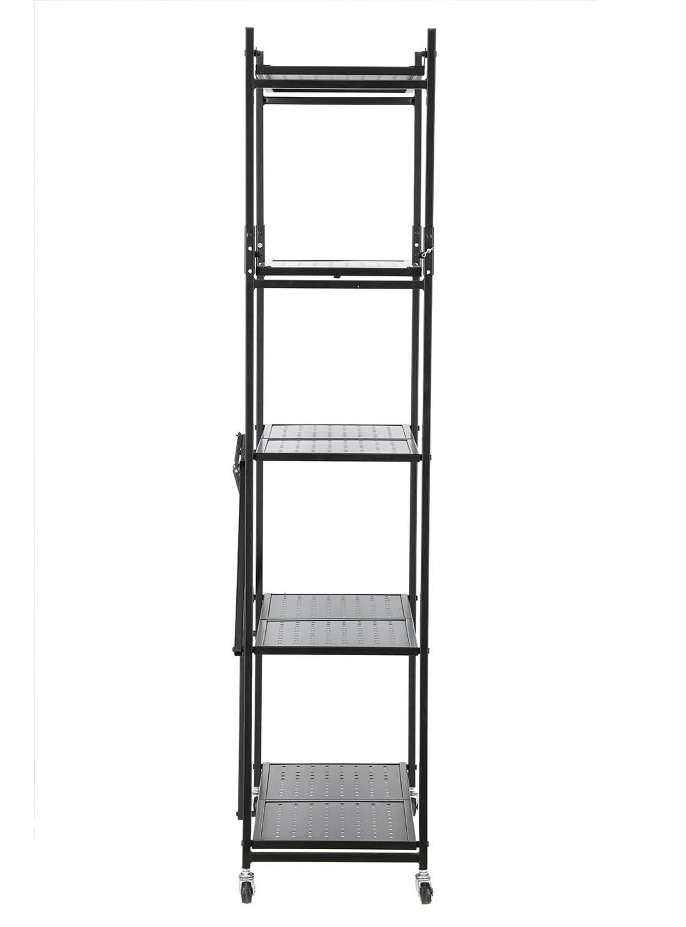 Estante Plegable Acero con Ruedas-2