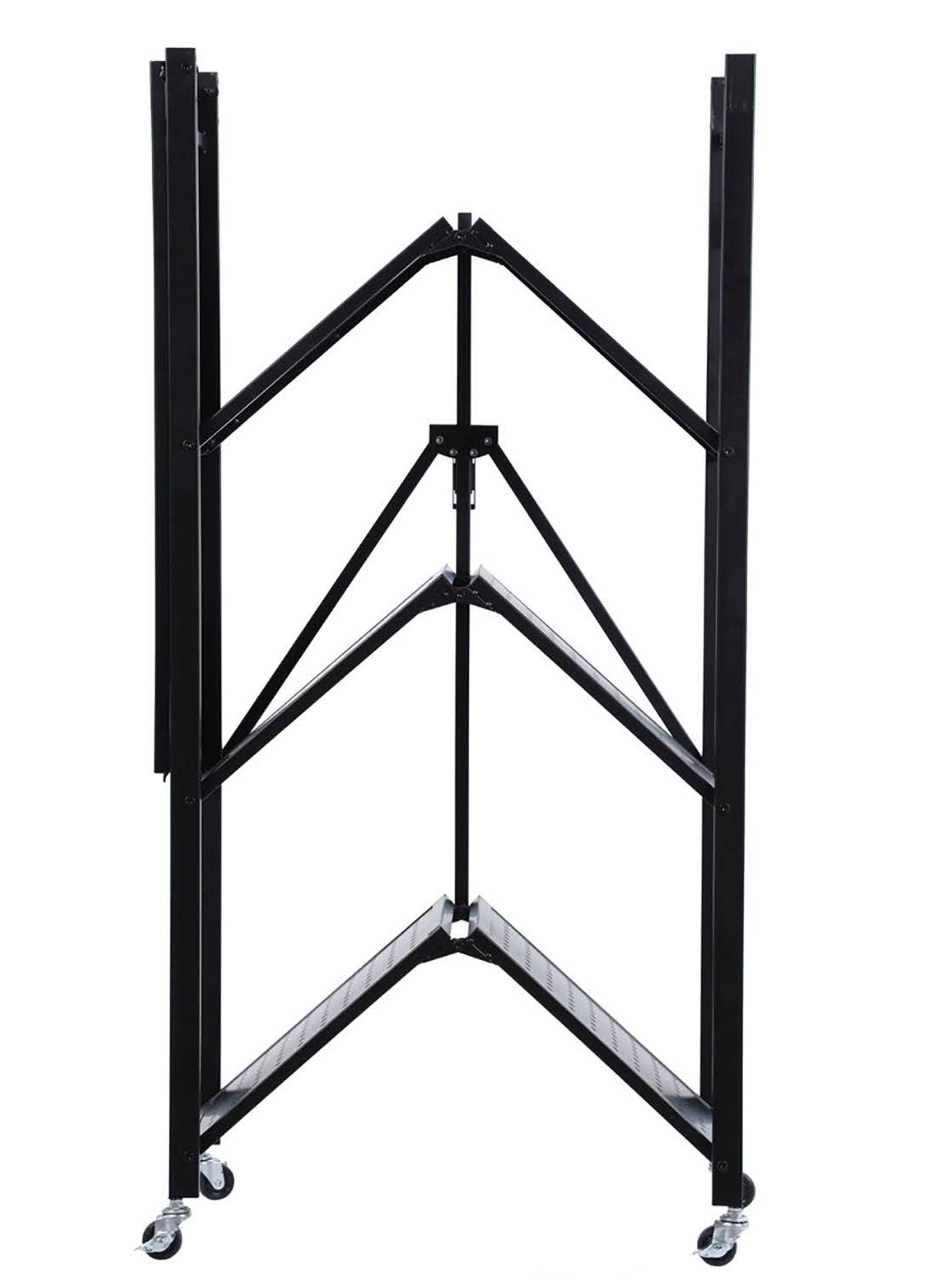 Estante Plegable Acero con Ruedas-3