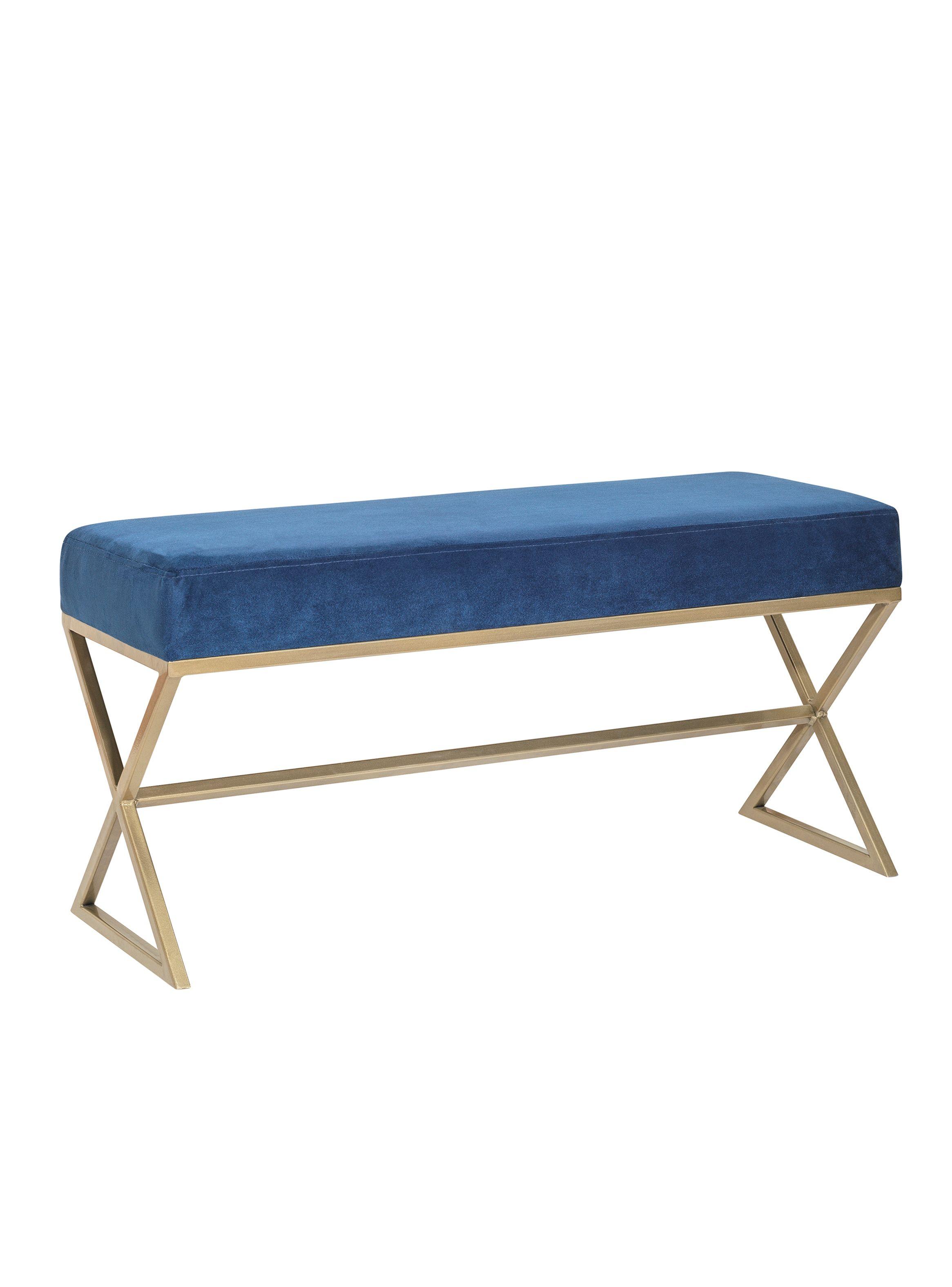 Banqueta Cairo Gold Felpa-2