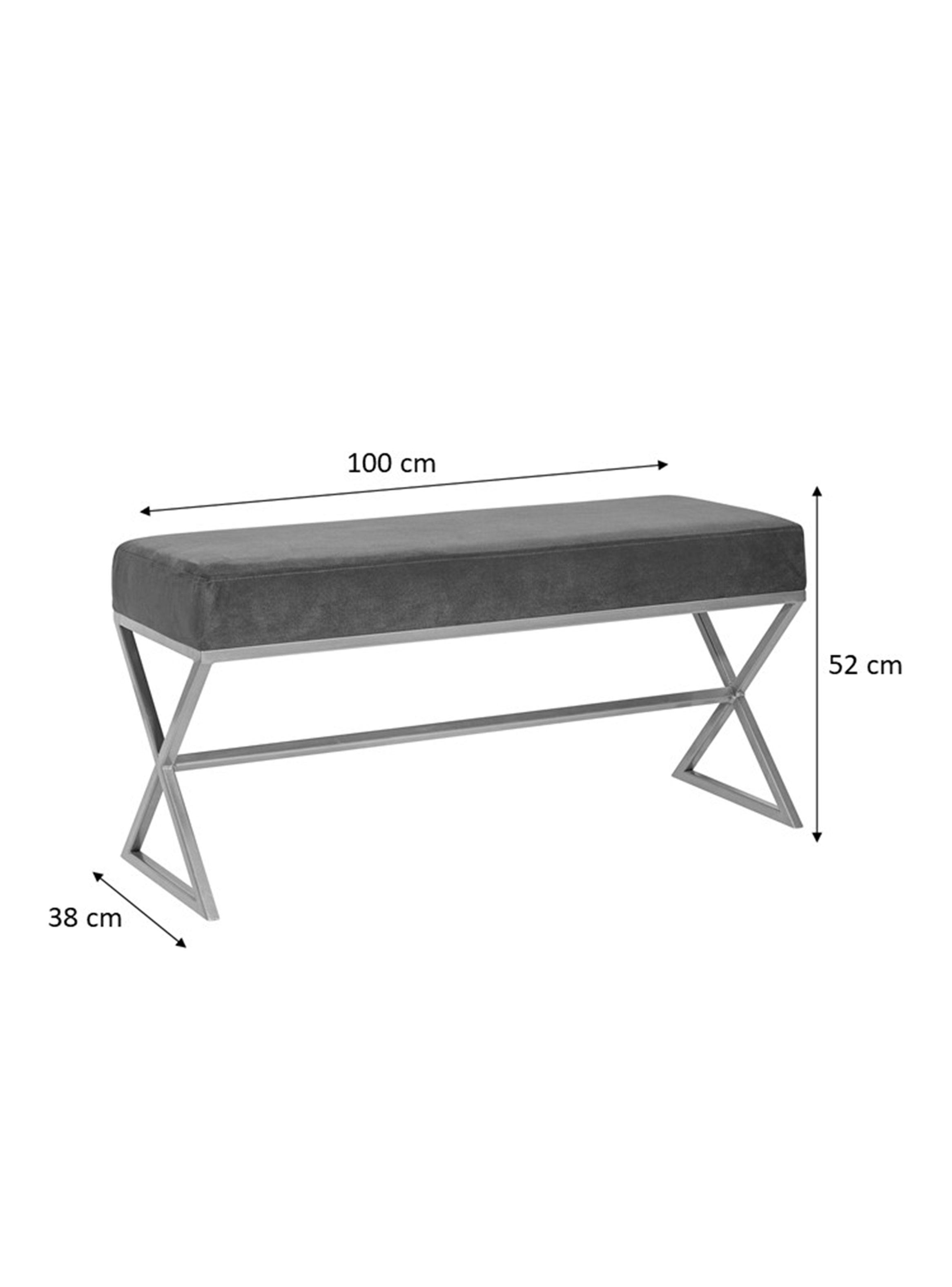 Banqueta Cairo Gold Felpa-1