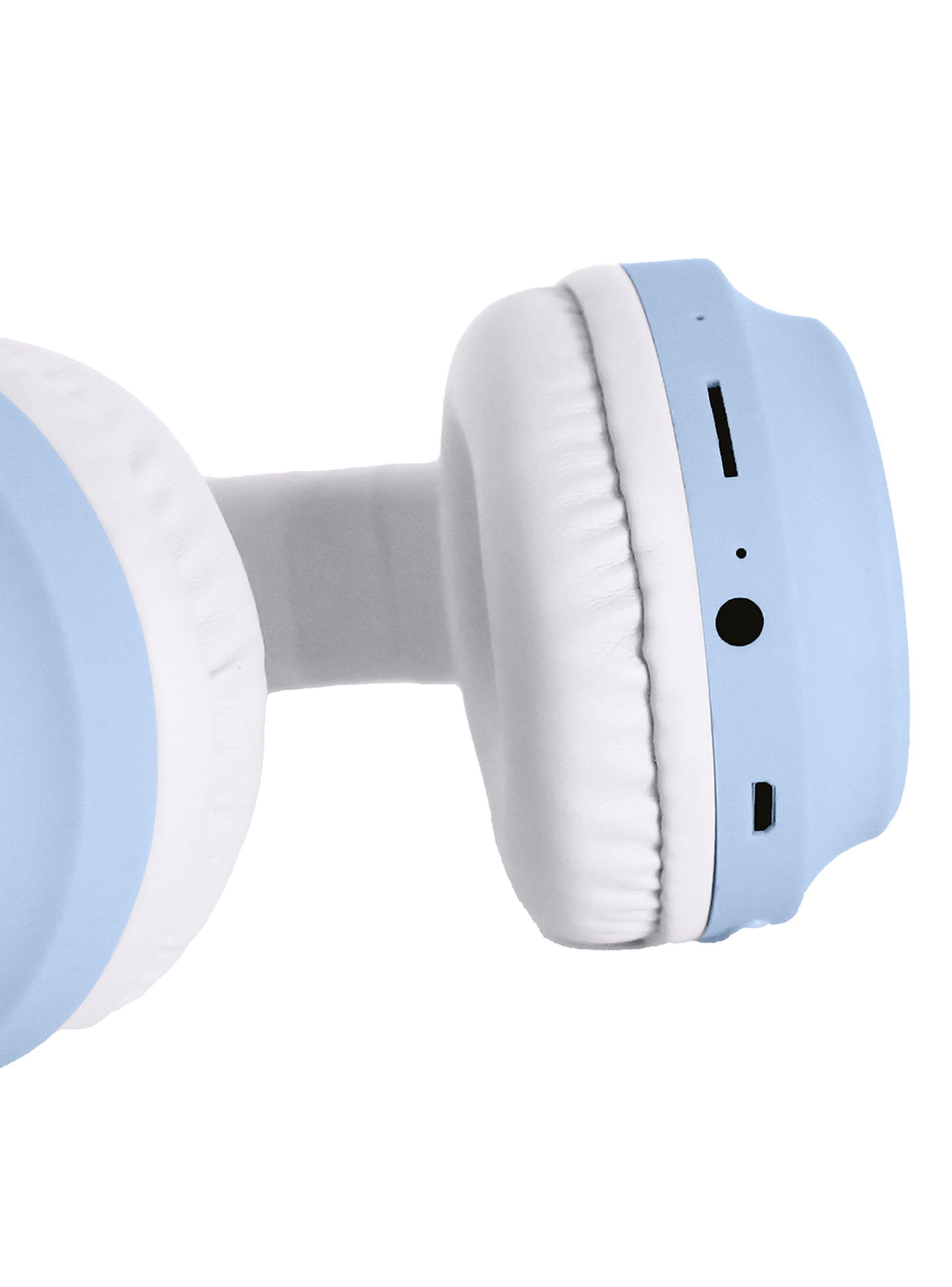 Audífonos Inalámbricos Orejas de Gato Celeste-1