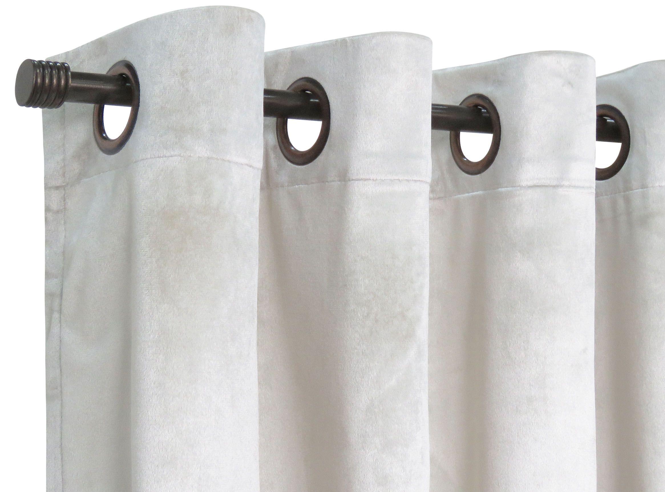Set Idetex Cortinas Velvet Illusions Beige Idetex-1