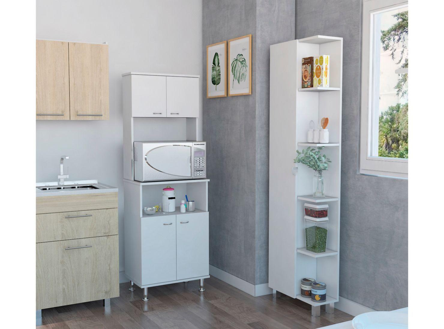 Muebles de Cocina: Microondas + Optimizador Diseño 4 TuHome-5