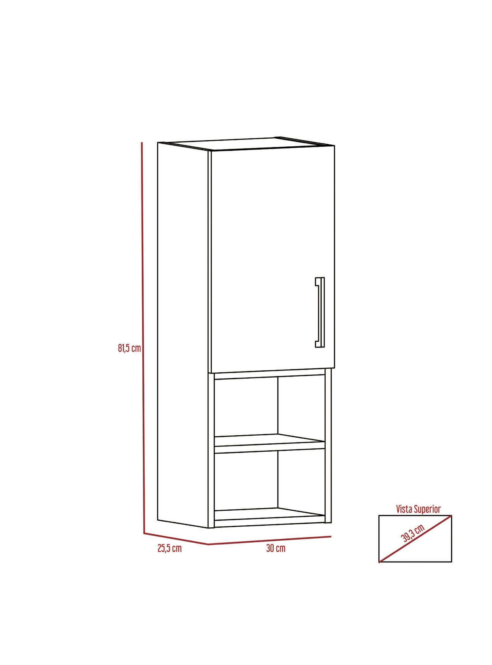 Muebles de Baño: Lavamanos + Muro + Botiquín TuHome-5