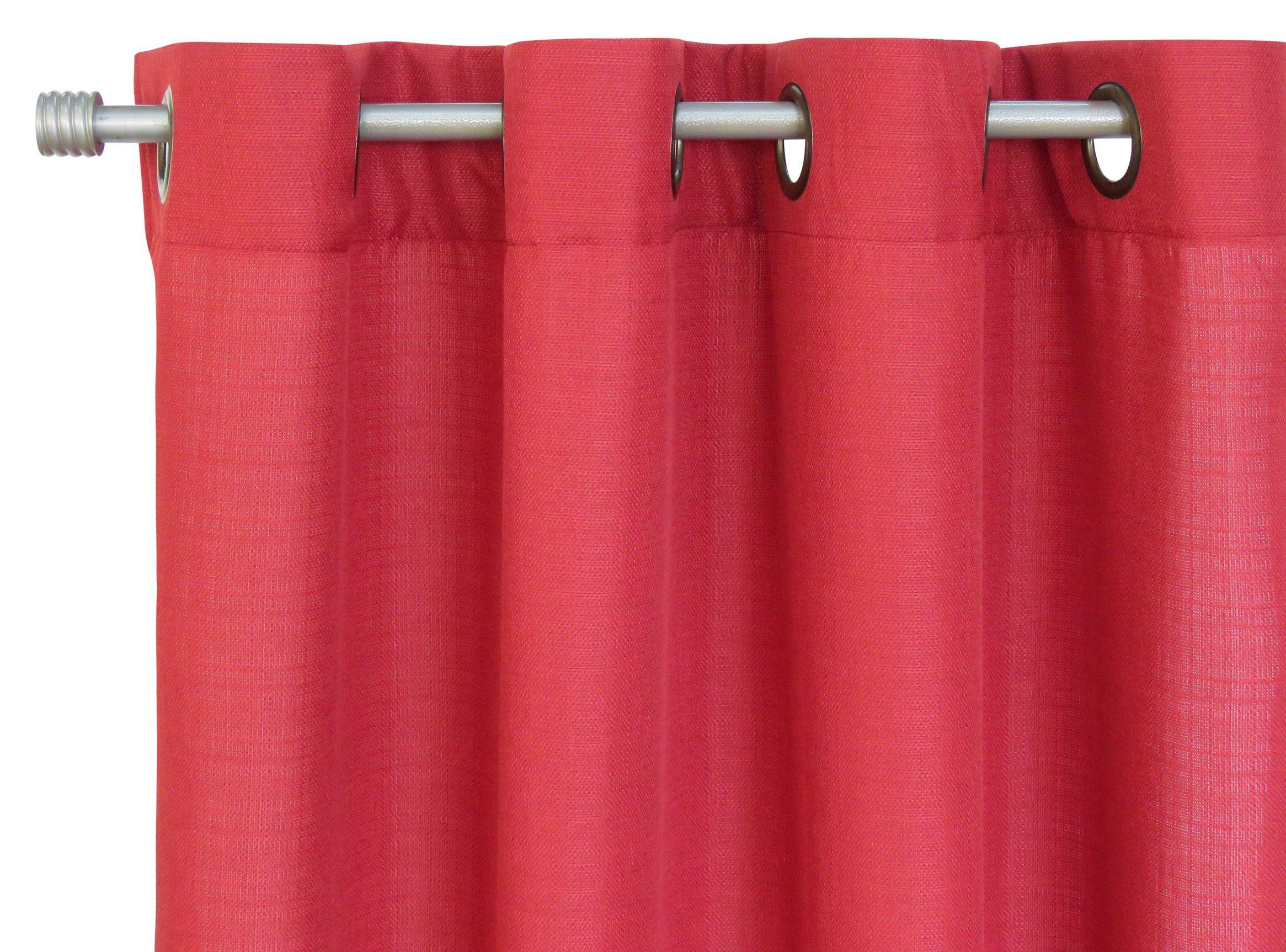 Set Cortinas Mónaco Illusions 140 x 220 cm Terracota Idetex-2