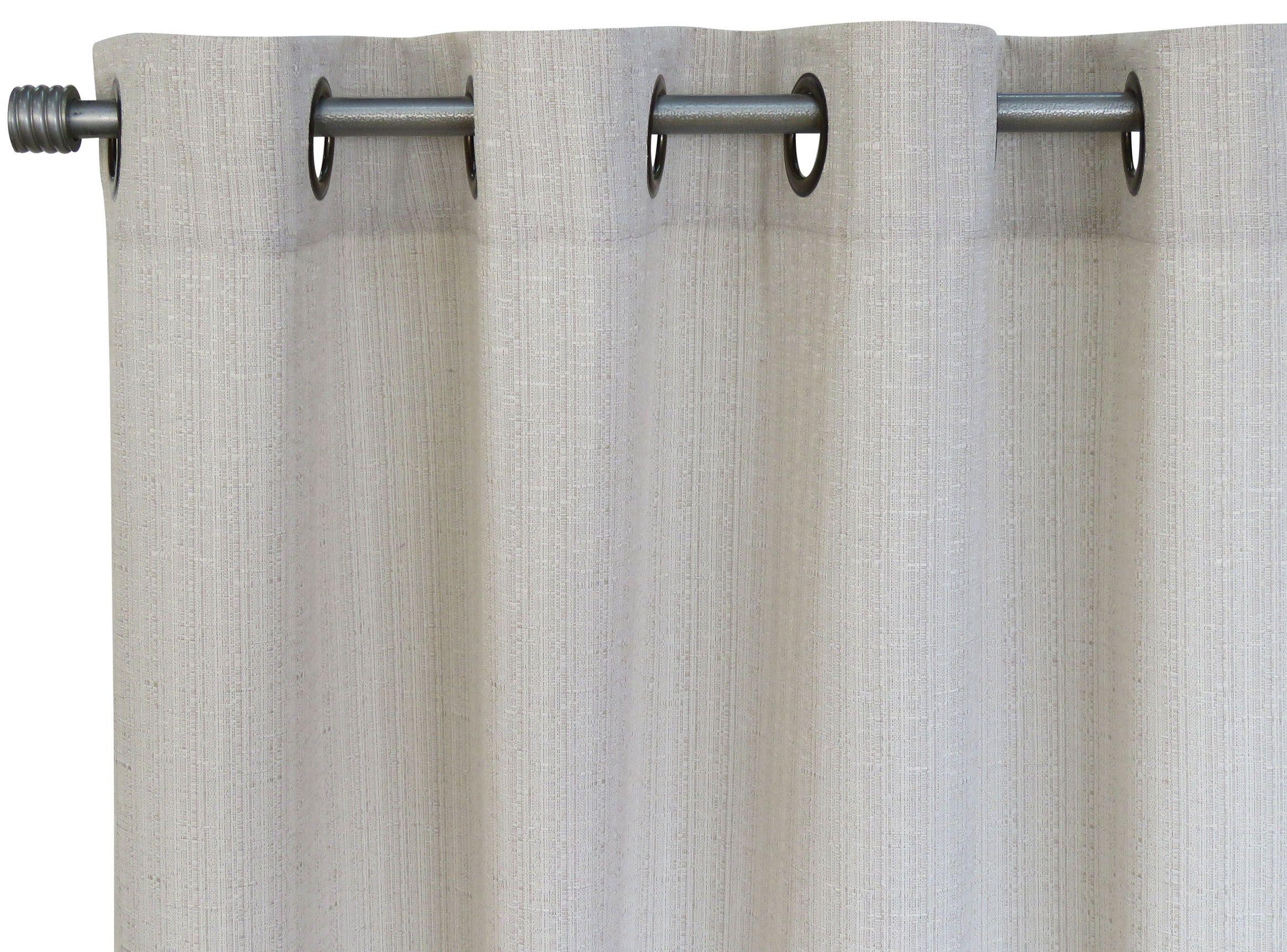 Set Cortinas Venecia Illusions 140 x 220 cm Ivory Idetex-0