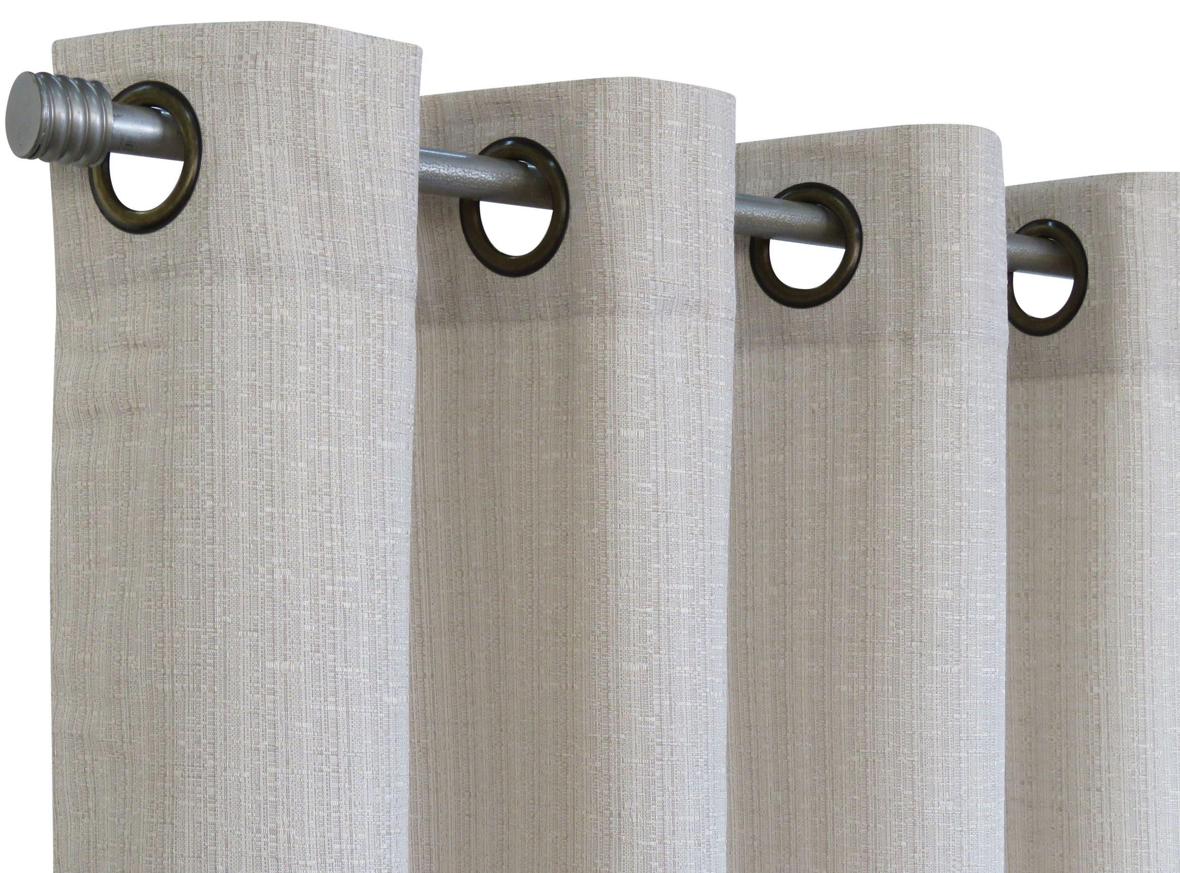 Set Cortinas Venecia Illusions 140 x 220 cm Ivory Idetex-1
