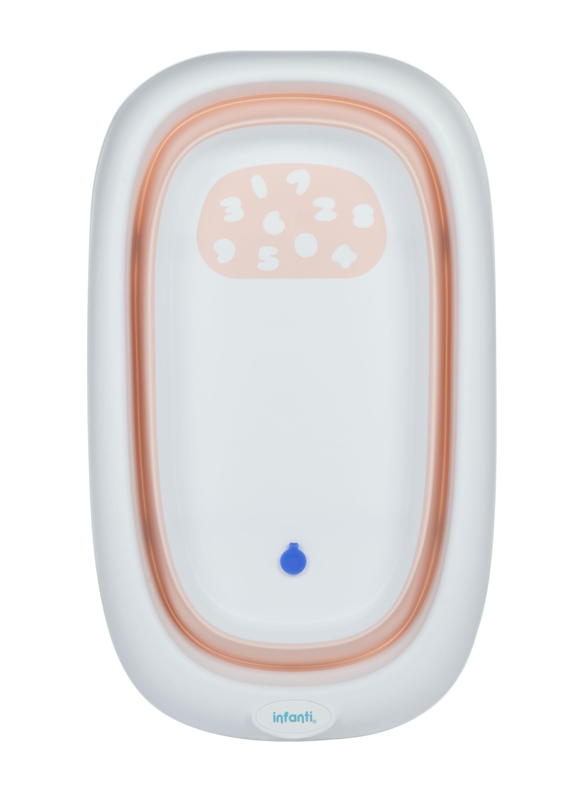 Bañera Plegable Números Rosado-4