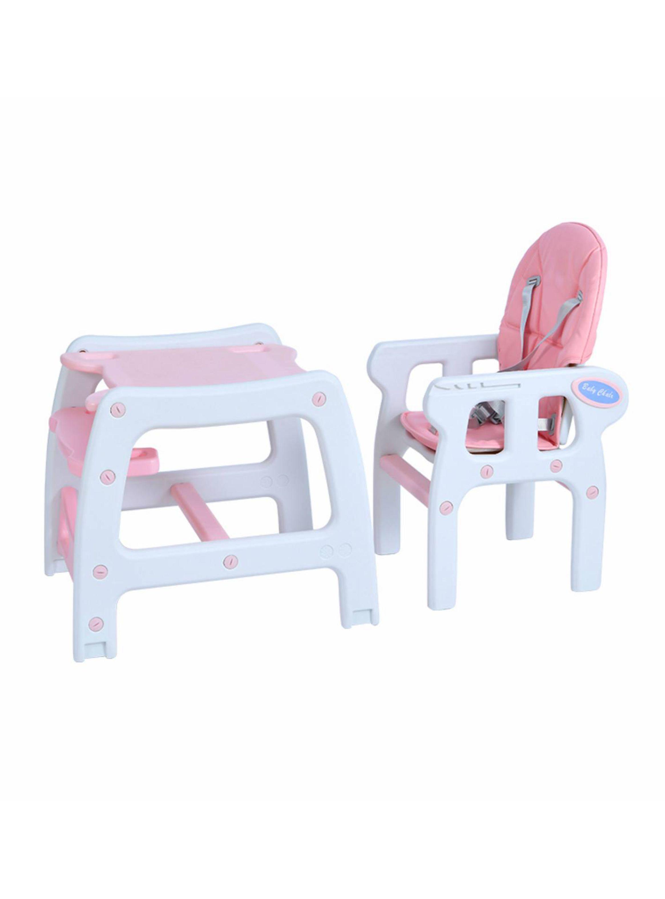 Silla de Comer New 3 Funciones Rosa Claro-2