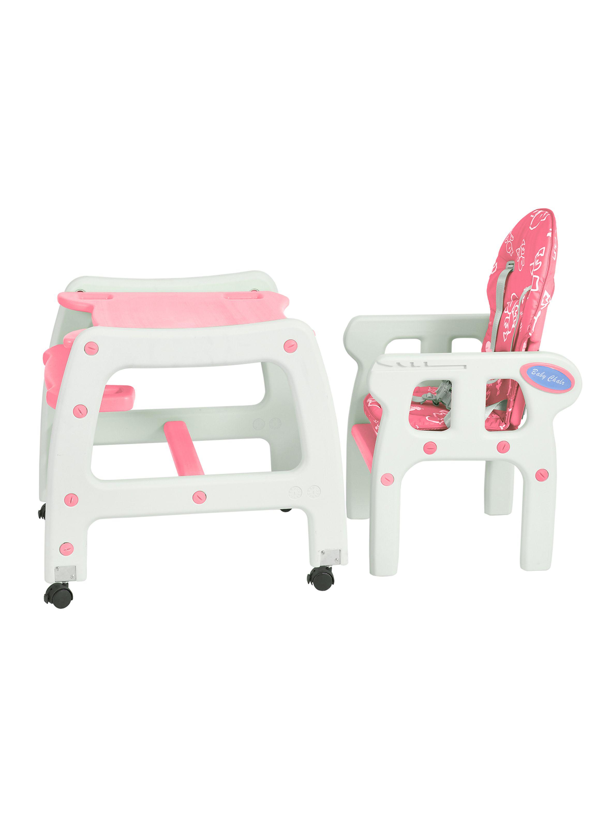 Silla de Comer New 3 Funciones Rosa-2